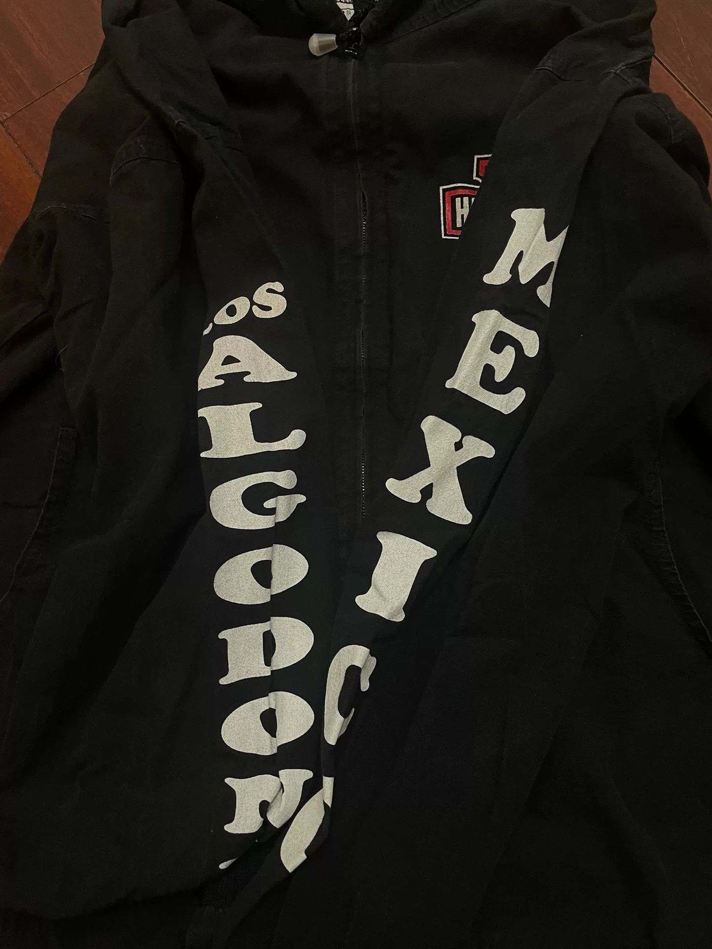 Vintage Vintage Harley Davidson Black Hoodie Size US XS / EU 42 / 0 - 4 Thumbnail