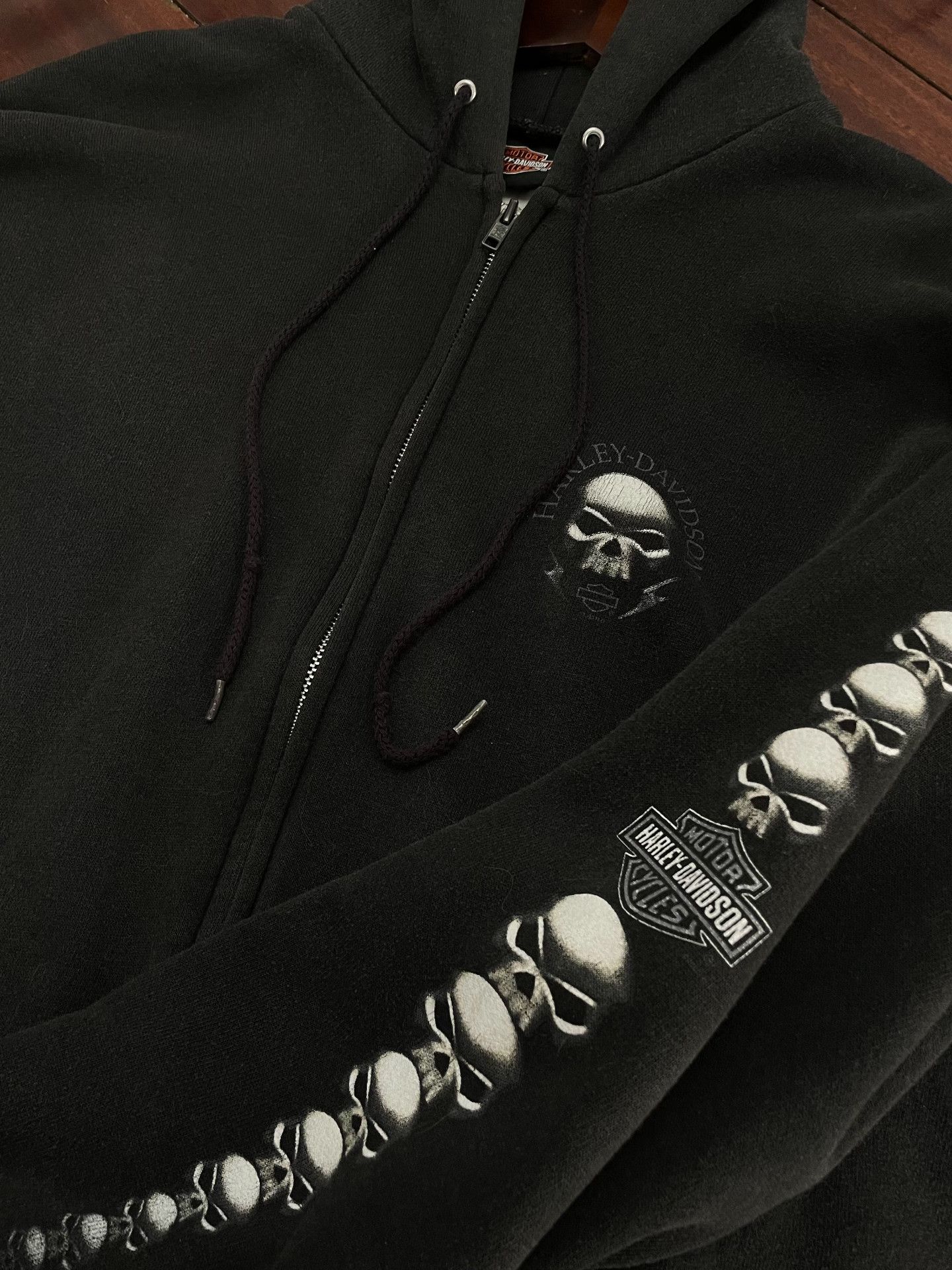 Vintage vintage Harley Davidson zip hoodie Size US M / EU 48-50 / 2 - 4 Thumbnail