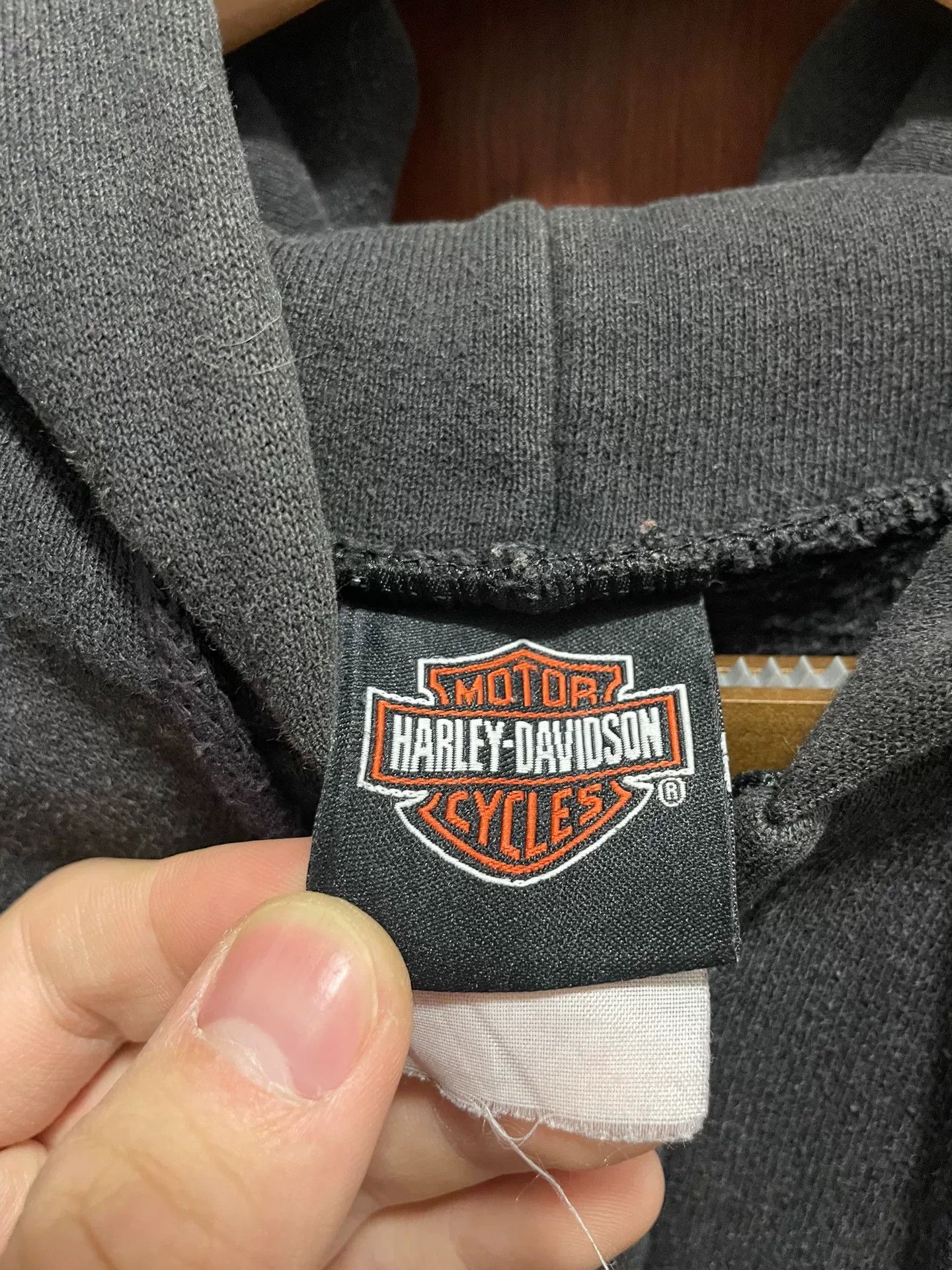 Vintage vintage Harley Davidson zip hoodie Size US M / EU 48-50 / 2 - 6 Thumbnail