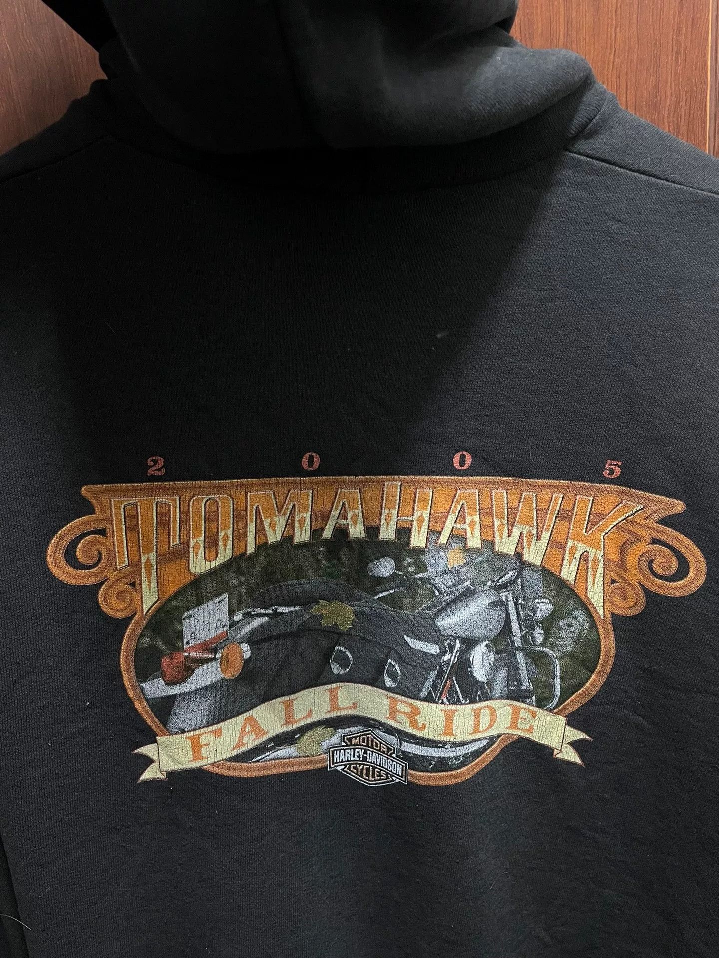 Vintage vintage Harley Davidson flame zip hoodie Size US M / EU 48-50 / 2 - 4 Thumbnail