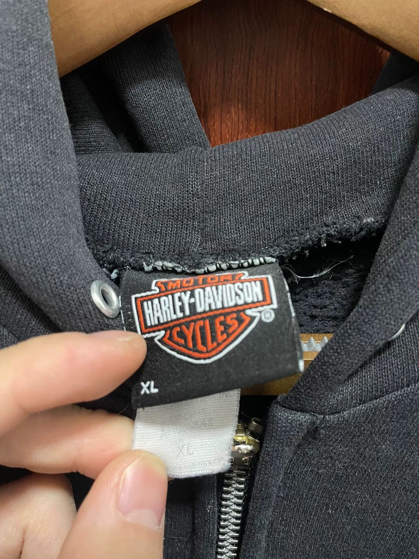 Vintage vintage Harley Davidson flame zip hoodie Size US M / EU 48-50 / 2 - 6 Thumbnail