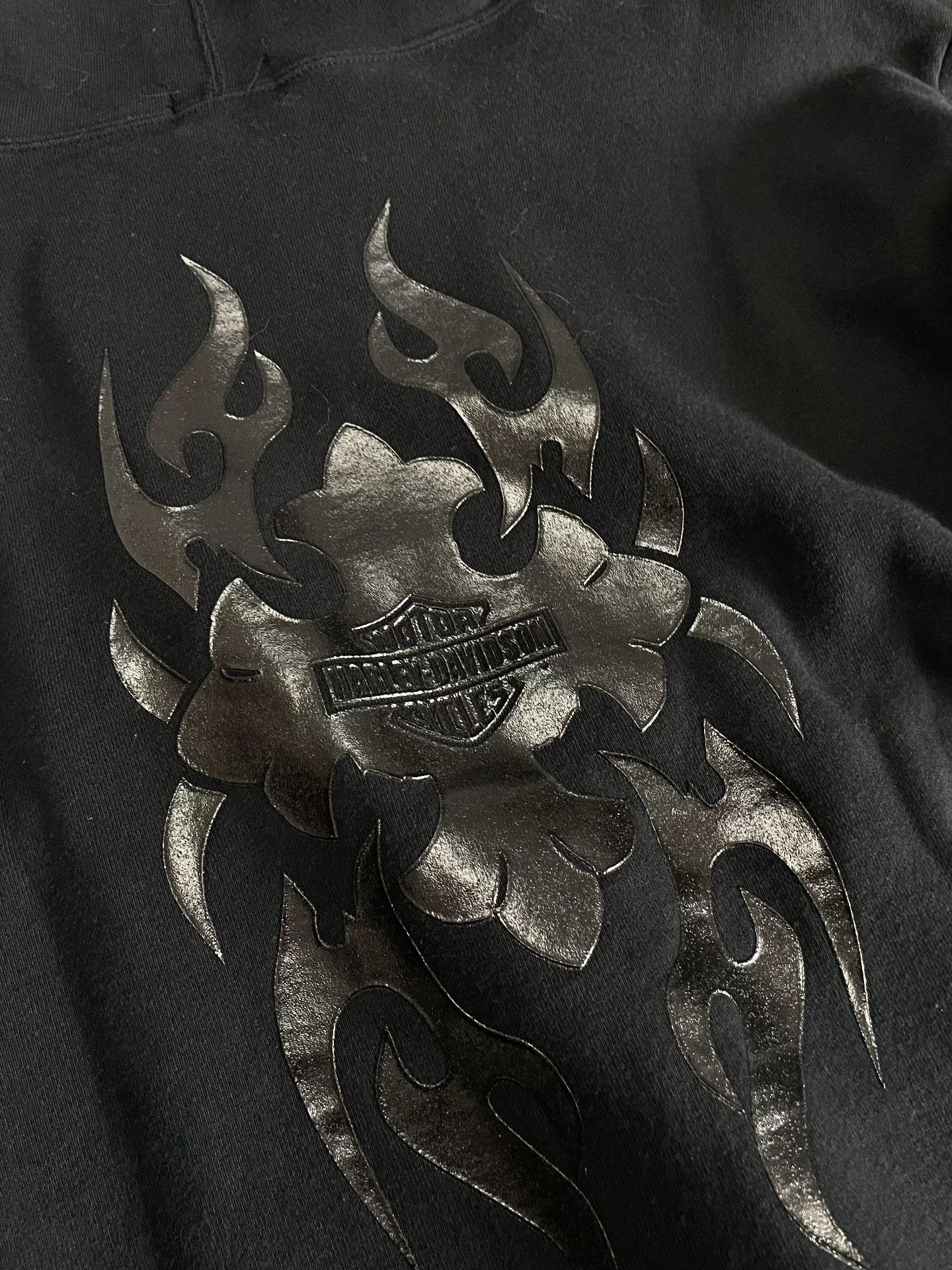 Vintage Vintage Harley Davidson Chrome Hearts Hoodie Size US L / EU 52-54 / 3 - 6 Thumbnail
