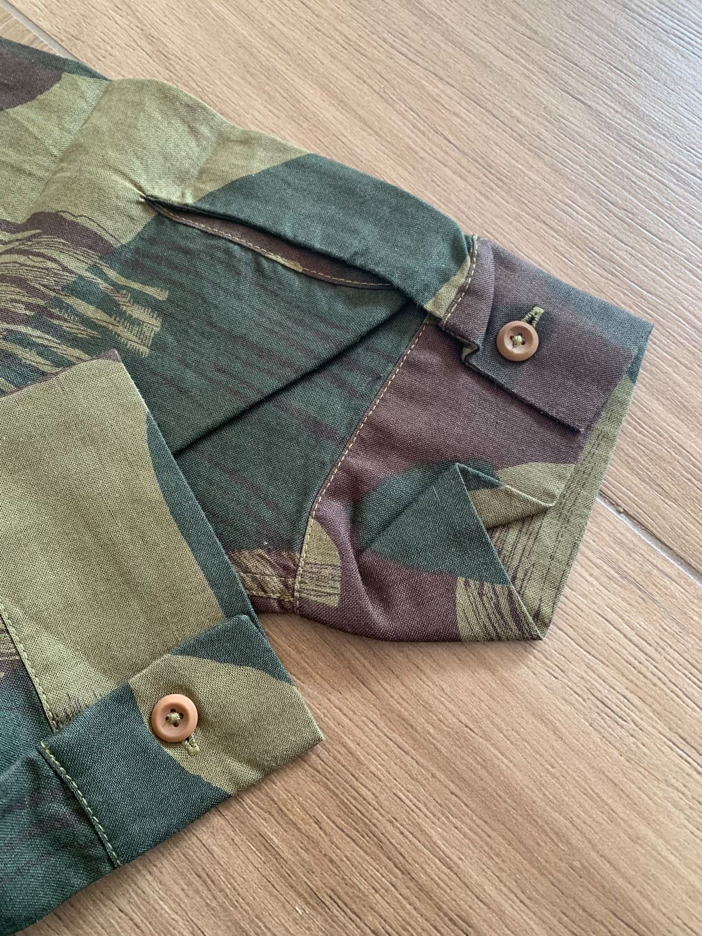 Japanese Brand Fleurs De Bagne Classic Camouflage Shirt Size US XXL / EU 58 / 5 - 7 Thumbnail