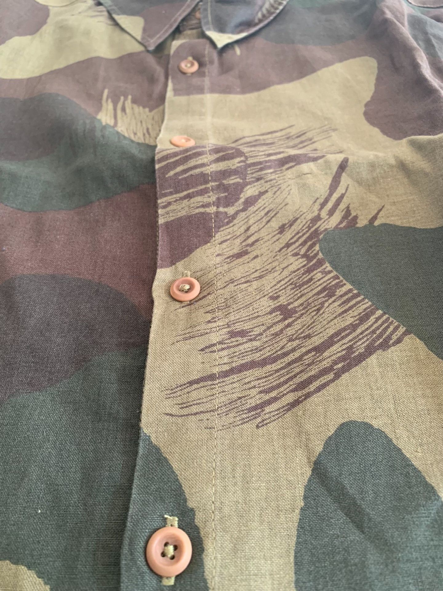 Japanese Brand Fleurs De Bagne Classic Camouflage Shirt Size US XXL / EU 58 / 5 - 3 Thumbnail