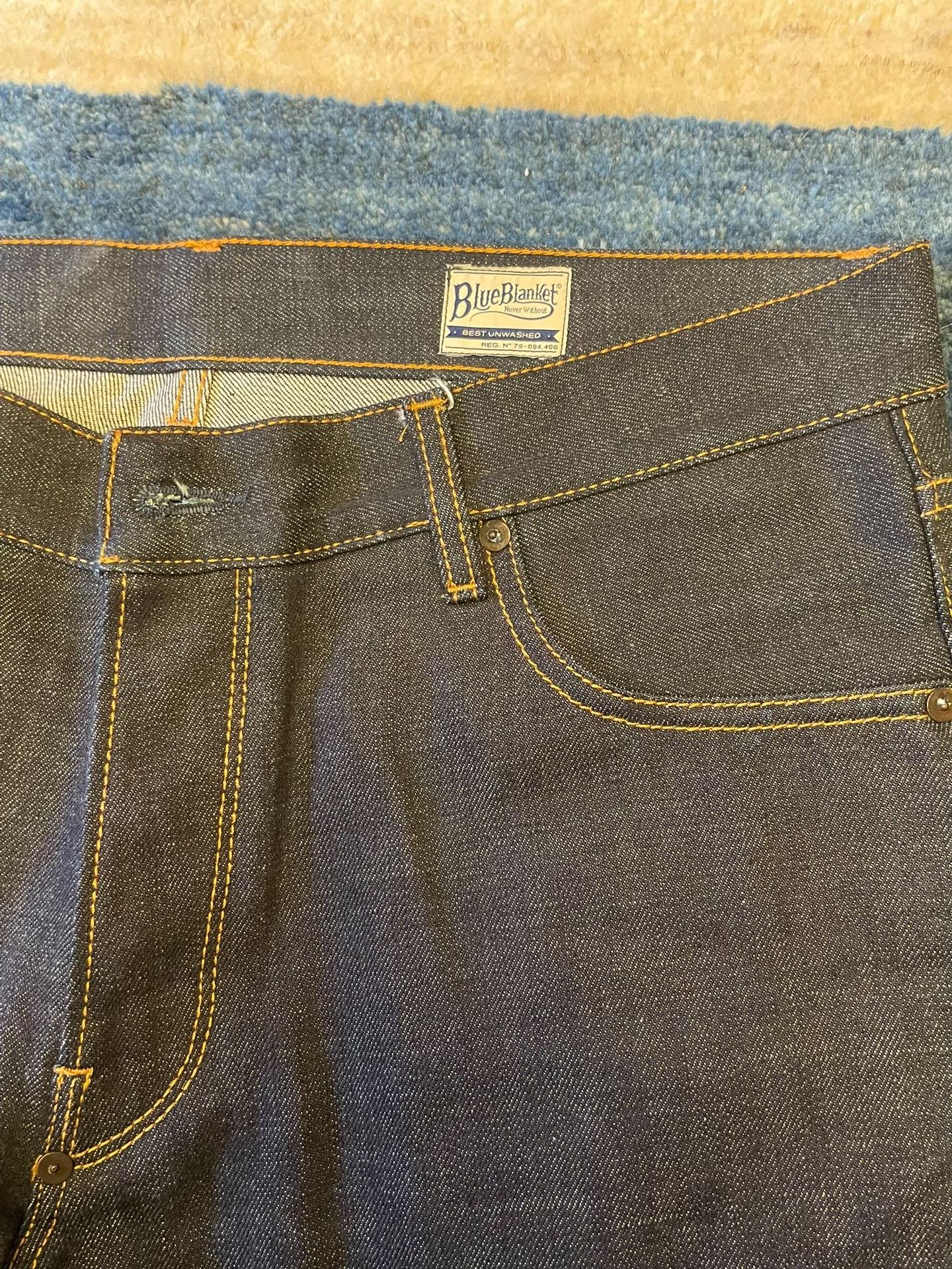 Other Blue Blanket P1 Indigo Selvedge Denim Size US 34 / EU 50 - 2 Thumbnail
