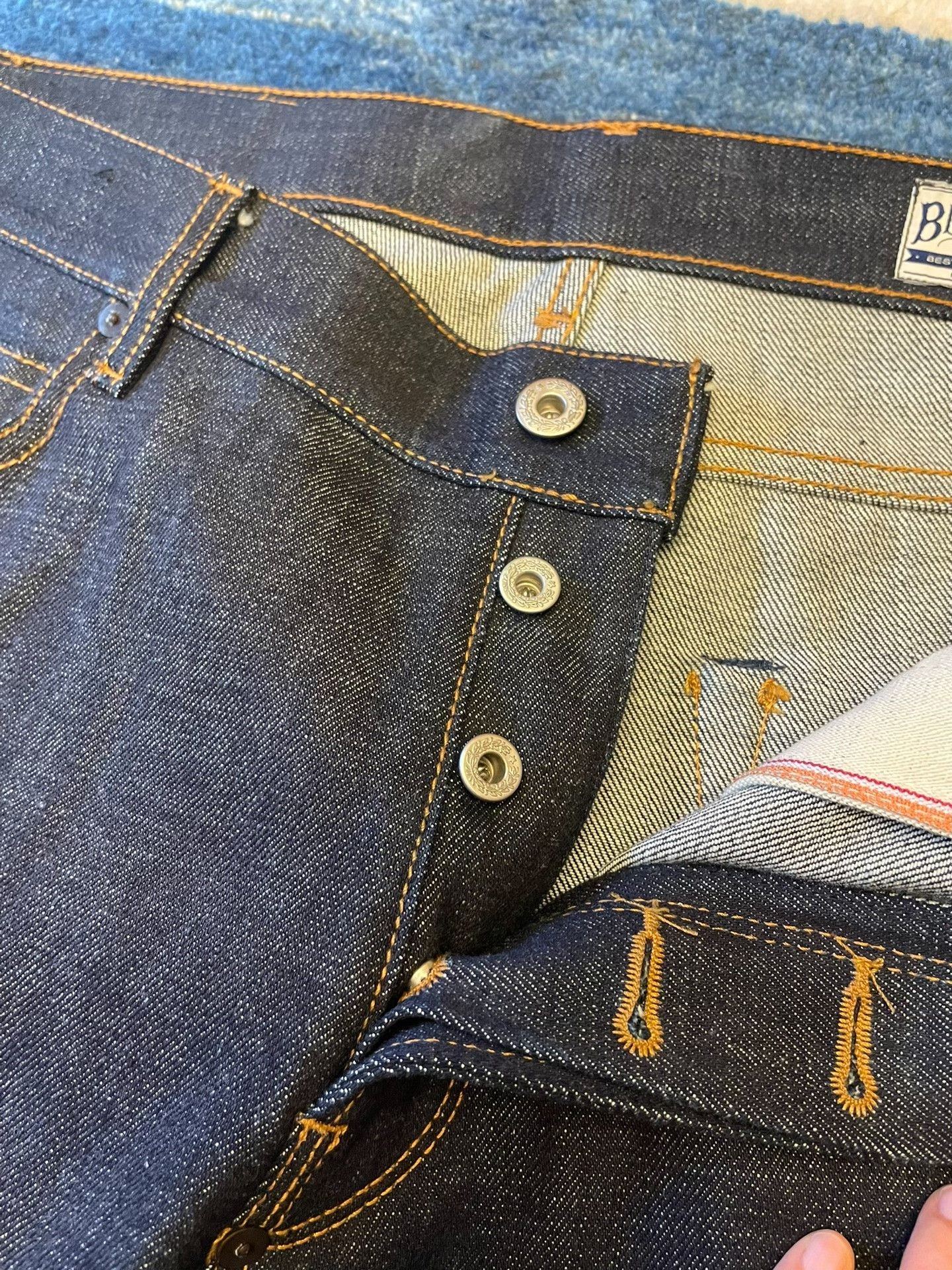 Other Blue Blanket P1 Indigo Selvedge Denim Size US 34 / EU 50 - 3 Thumbnail