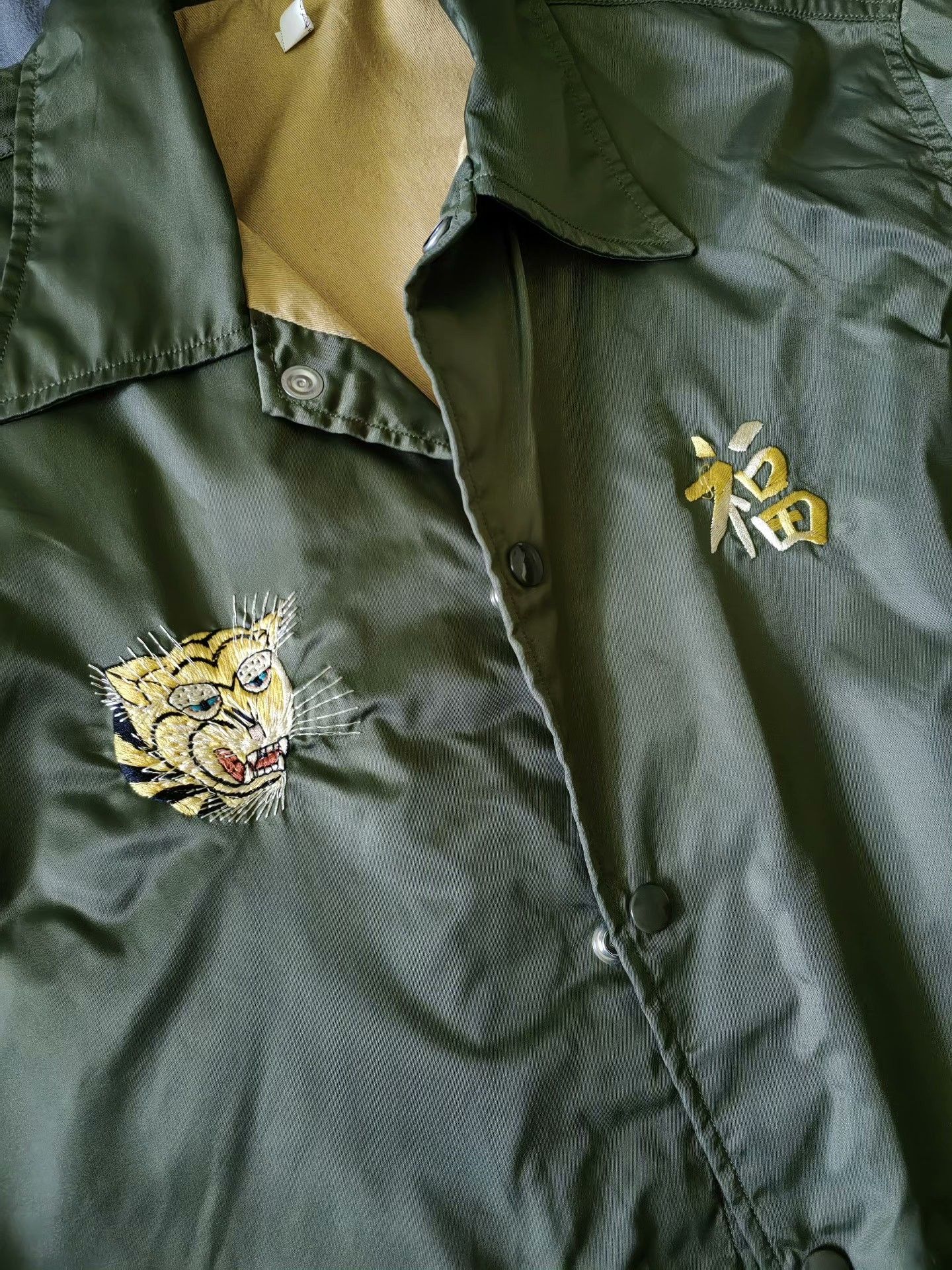 Other American Retro Military Embroidered Jacket Size US XL / EU 56 / 4 - 2 Thumbnail