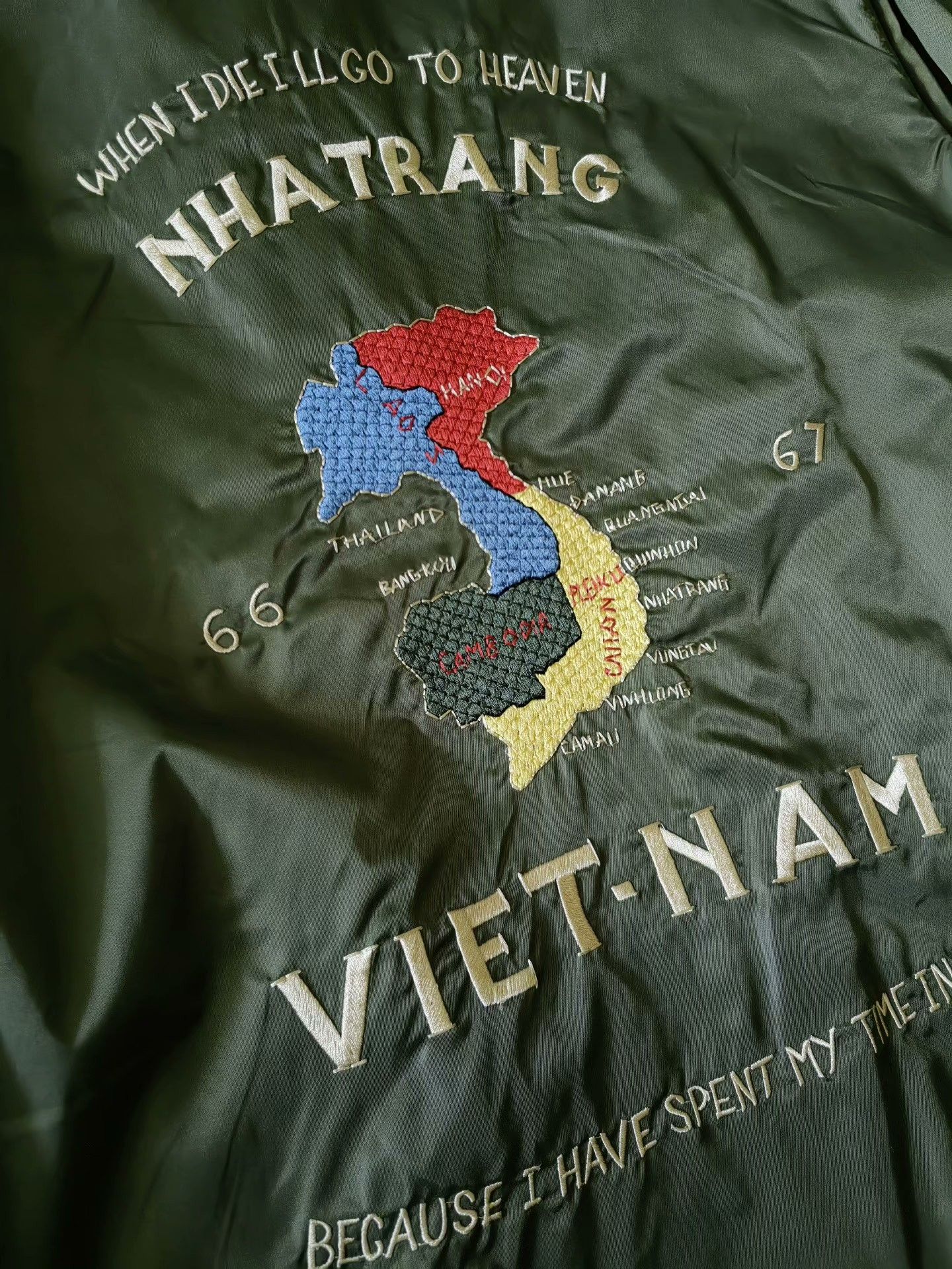 Other American Retro Military Embroidered Jacket Size US XL / EU 56 / 4 - 4 Thumbnail