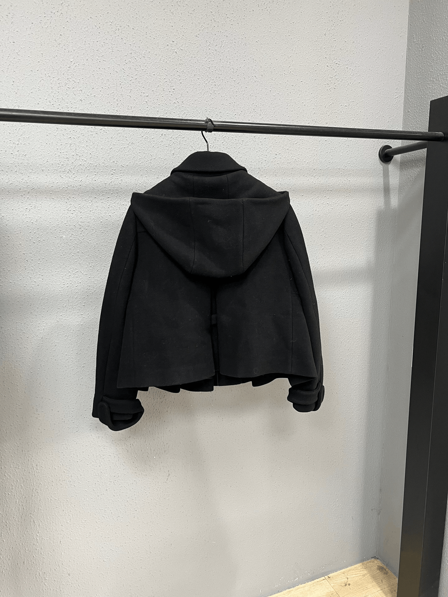 Miu Miu Miumiu Black Wool Coat Size S / US 4 / IT 40 - 2 Thumbnail