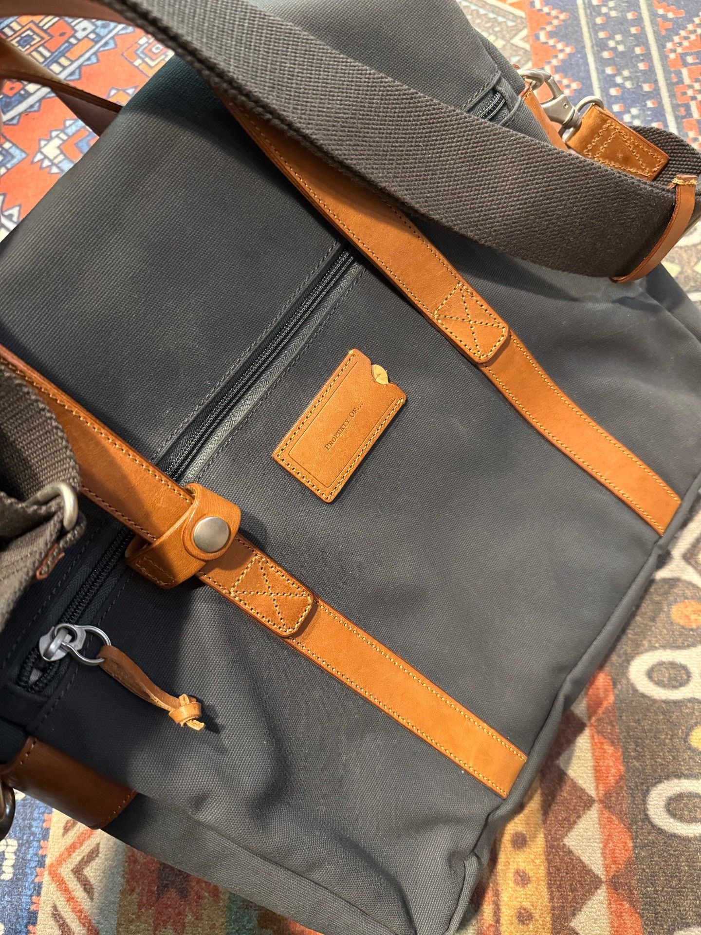 Other Dutch Vintage Canvas Leather Crossbody Laptop Bag Size ONE SIZE - 3 Thumbnail