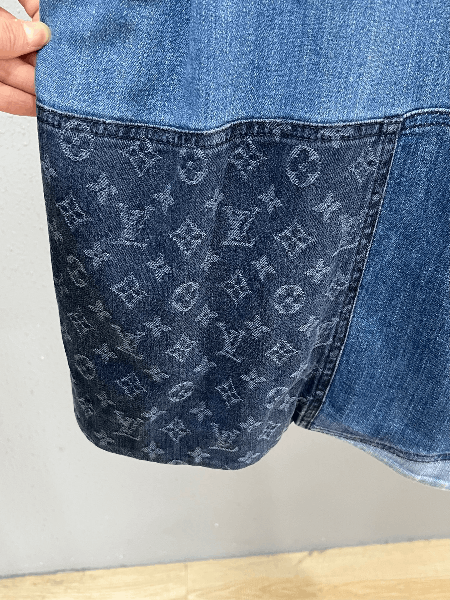 Louis Vuitton LV Denim Dress Size XS / US 0-2 / IT 36-38 - 3 Thumbnail