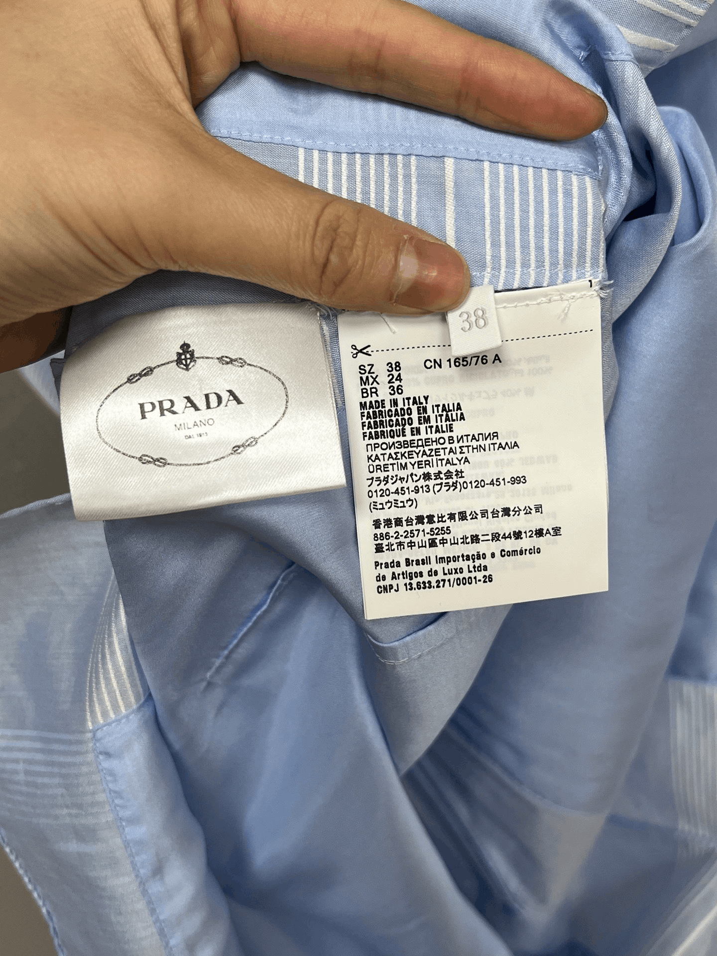 Prada Runway Plaid Dress