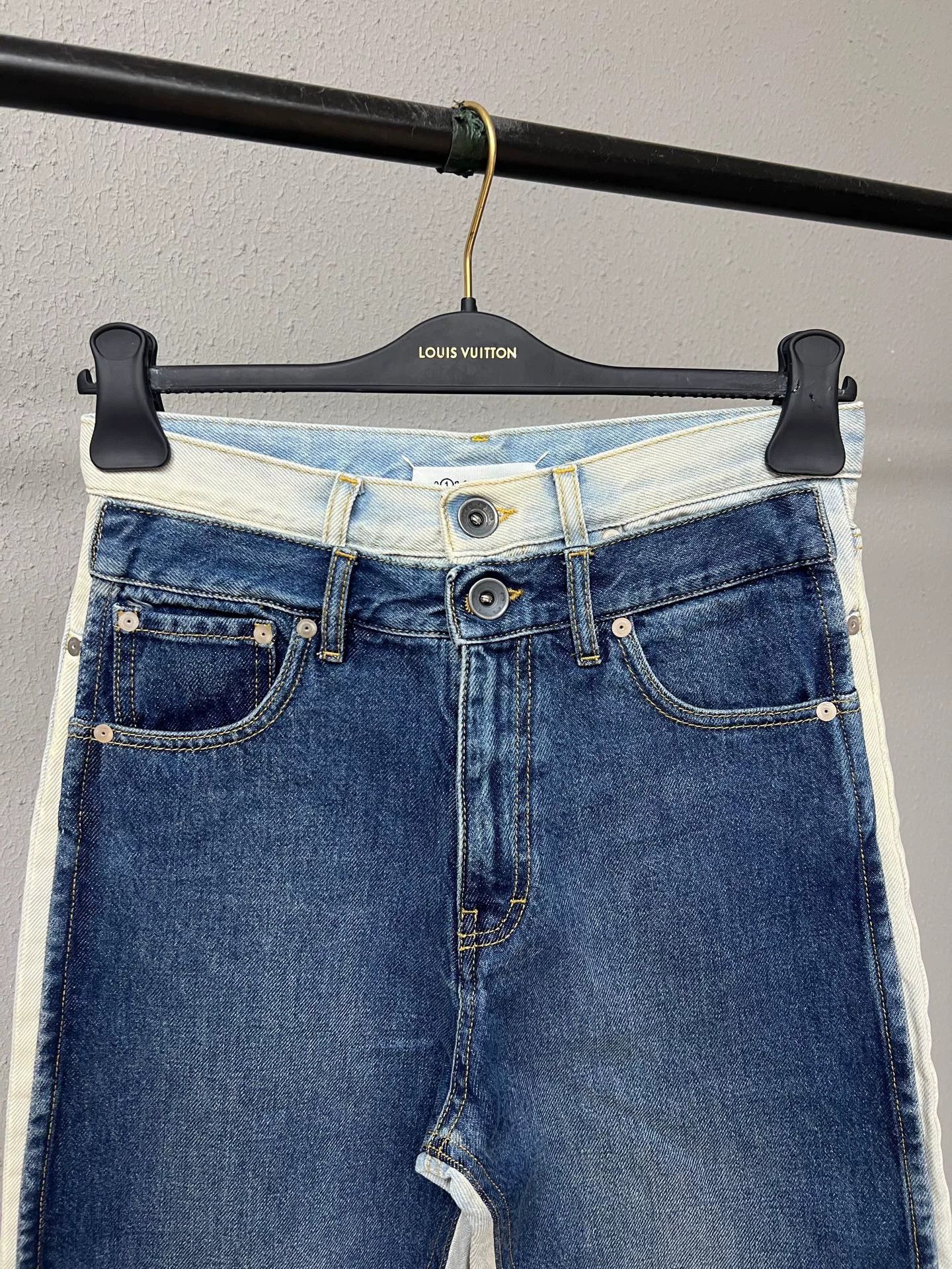 Maison Margiela Maison Margiela Colorblock Jeans Size US 36 / EU 52 - 3 Thumbnail