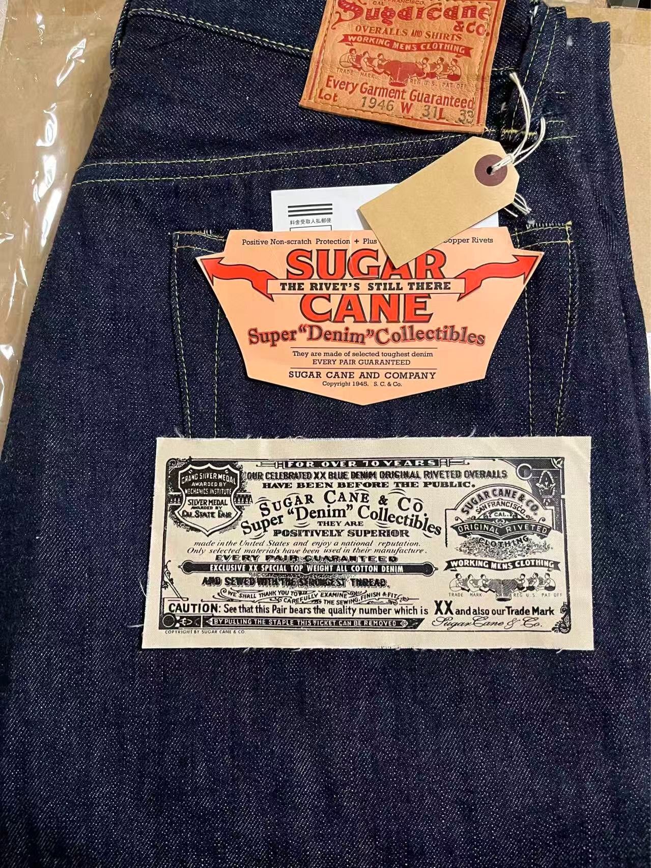 Sugar Cane Sugar Cane Super Denim 1946 Size US 31 - 2 Thumbnail