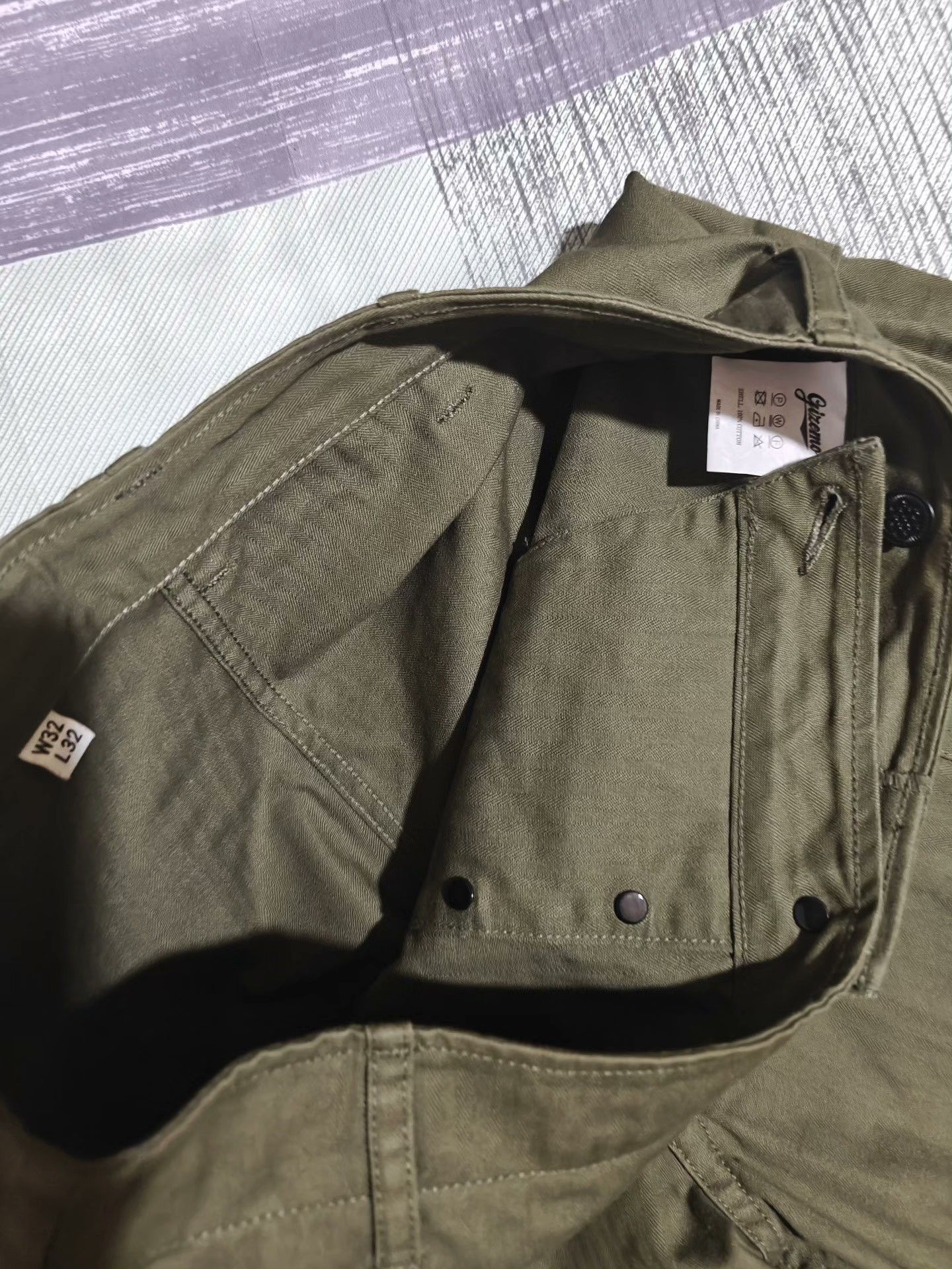 Vintage WWII Army Herringbone P43 Pants Size US 32 / EU 48 - 6 Thumbnail