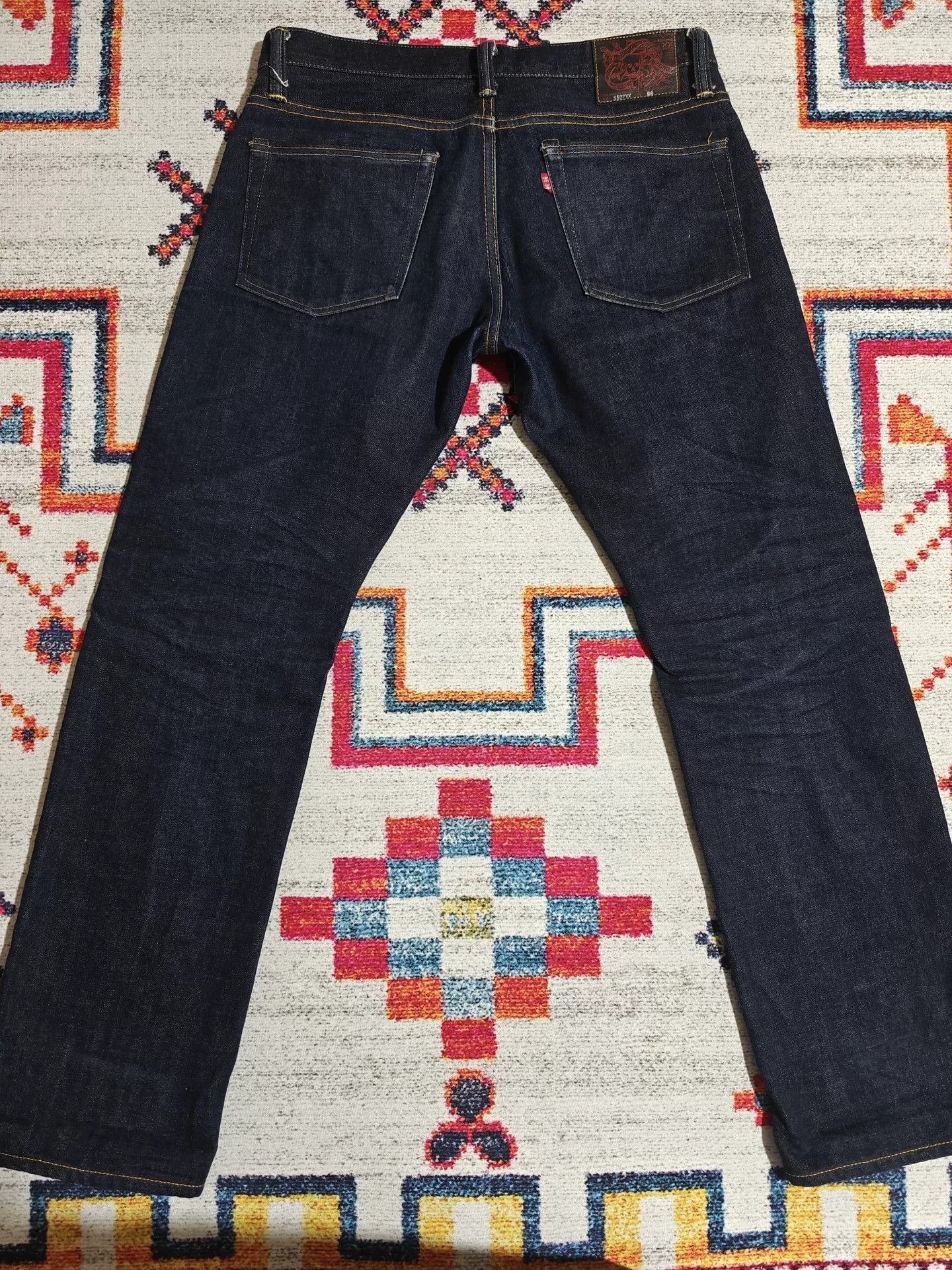Vintage Made in Japan Skull Jeans S507xx Raw Denim Size US 34 / EU 50 - 5 Thumbnail