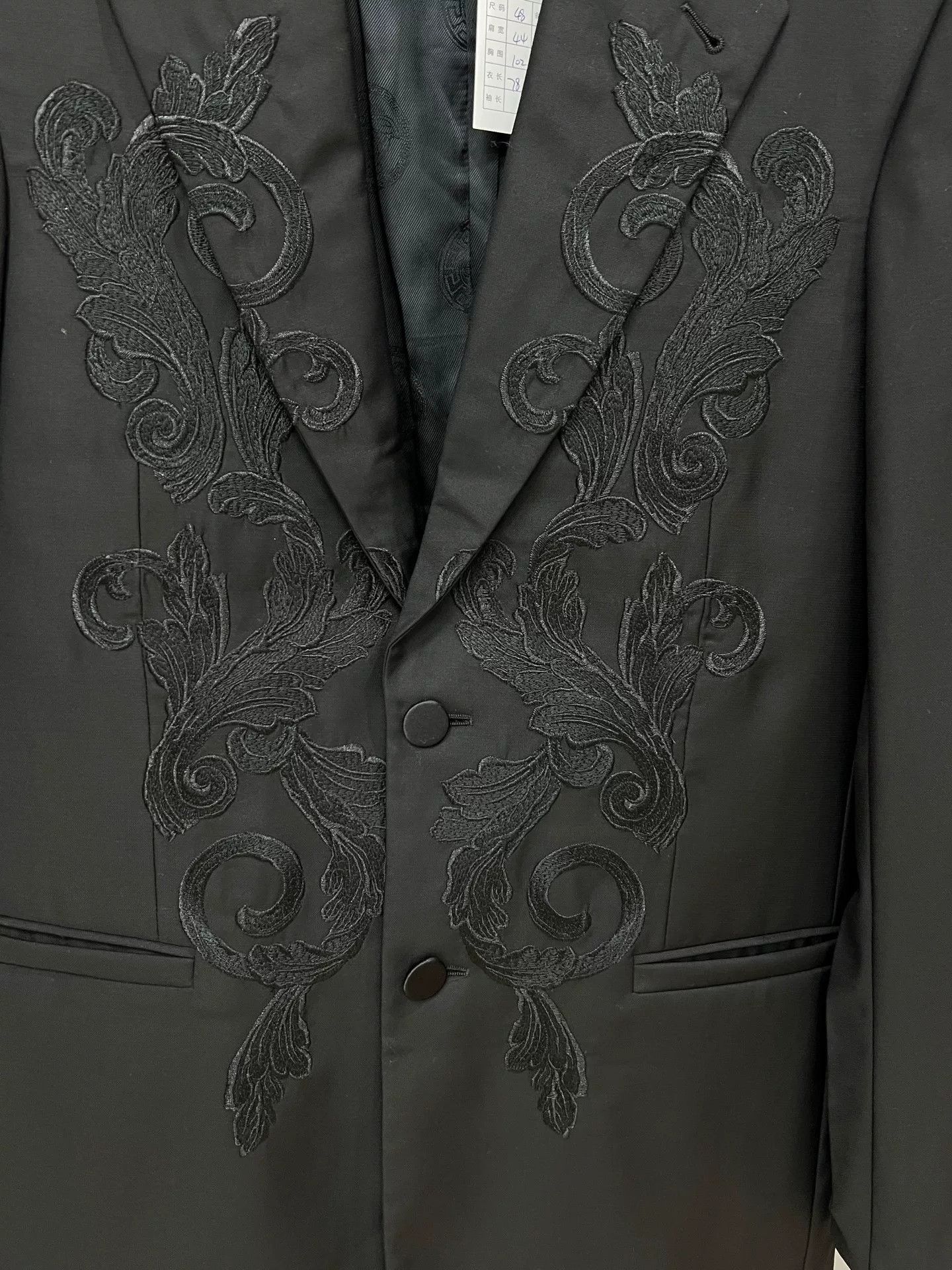 Versace Versace Embroidered Suit Size US M / EU 48-50 / 2 - 3 Thumbnail