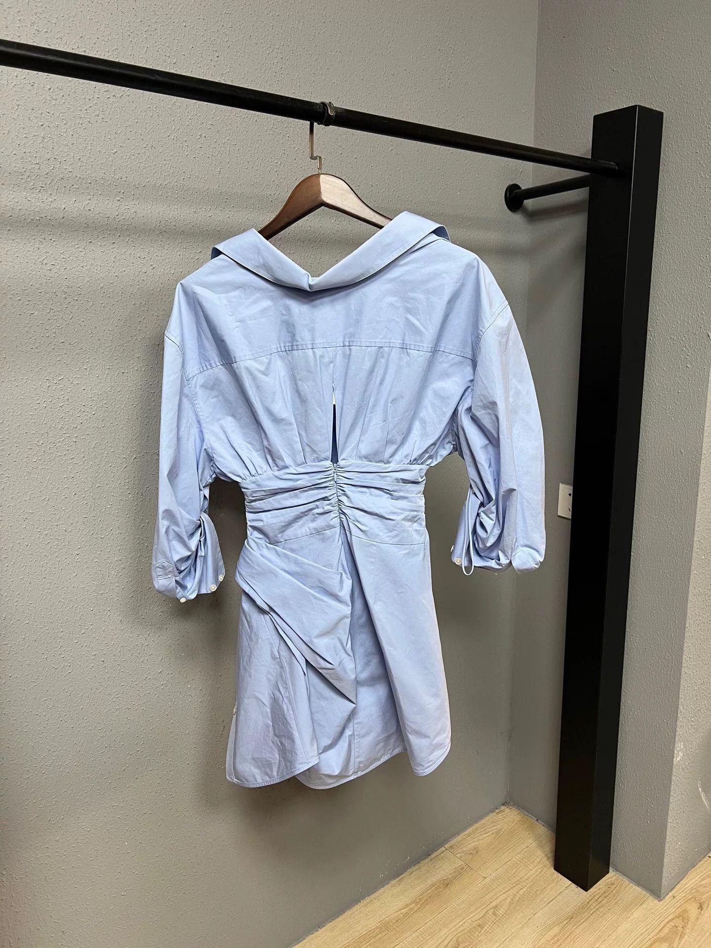Alexander Wang Alexander Wang Waist Cinch Shirt Dress Size XS / US 0-2 / IT 36-38 - 2 Thumbnail