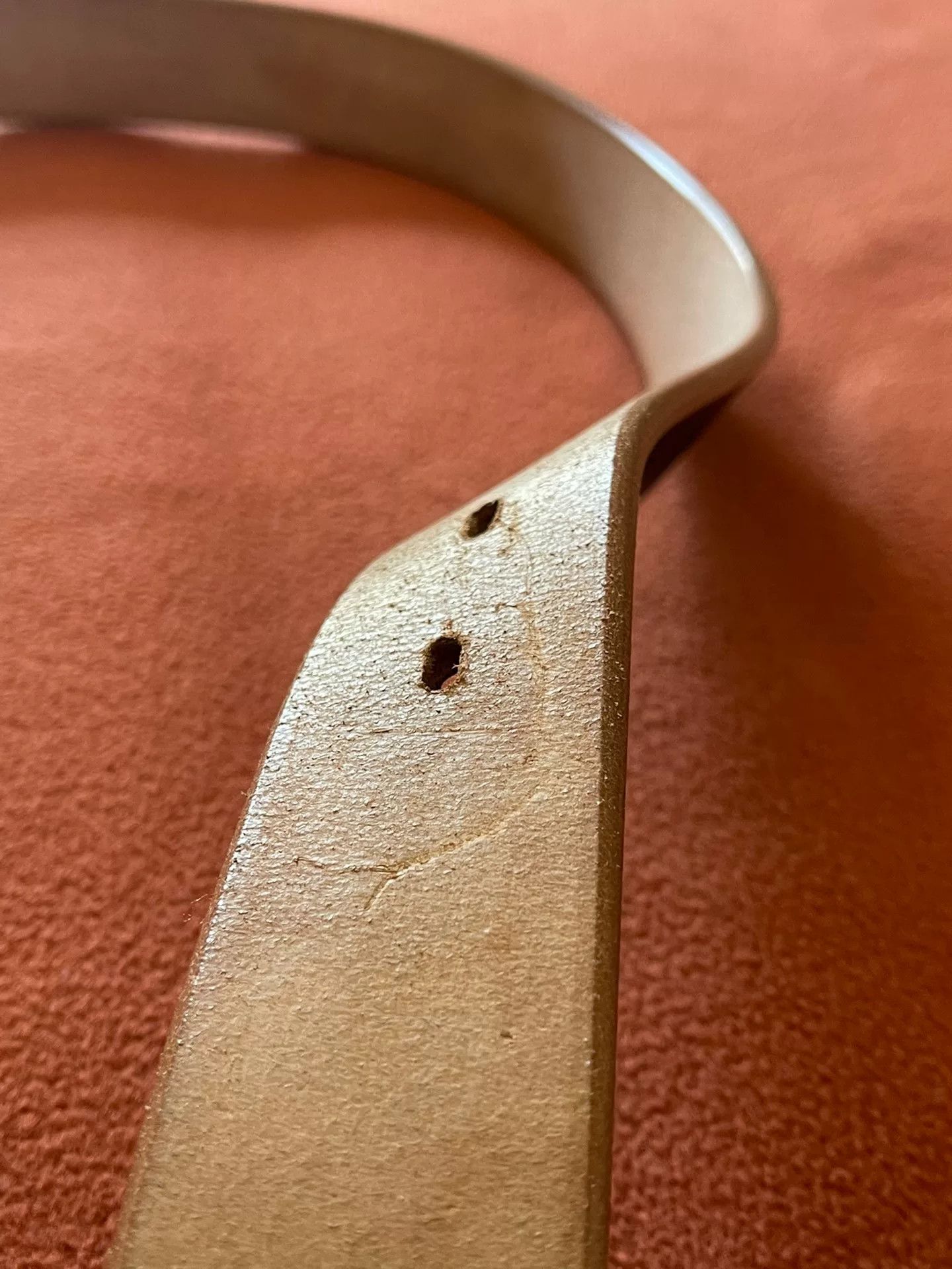 Vintage Limu Saddle Leather Handmade Belt Size ONE SIZE - 4 Thumbnail