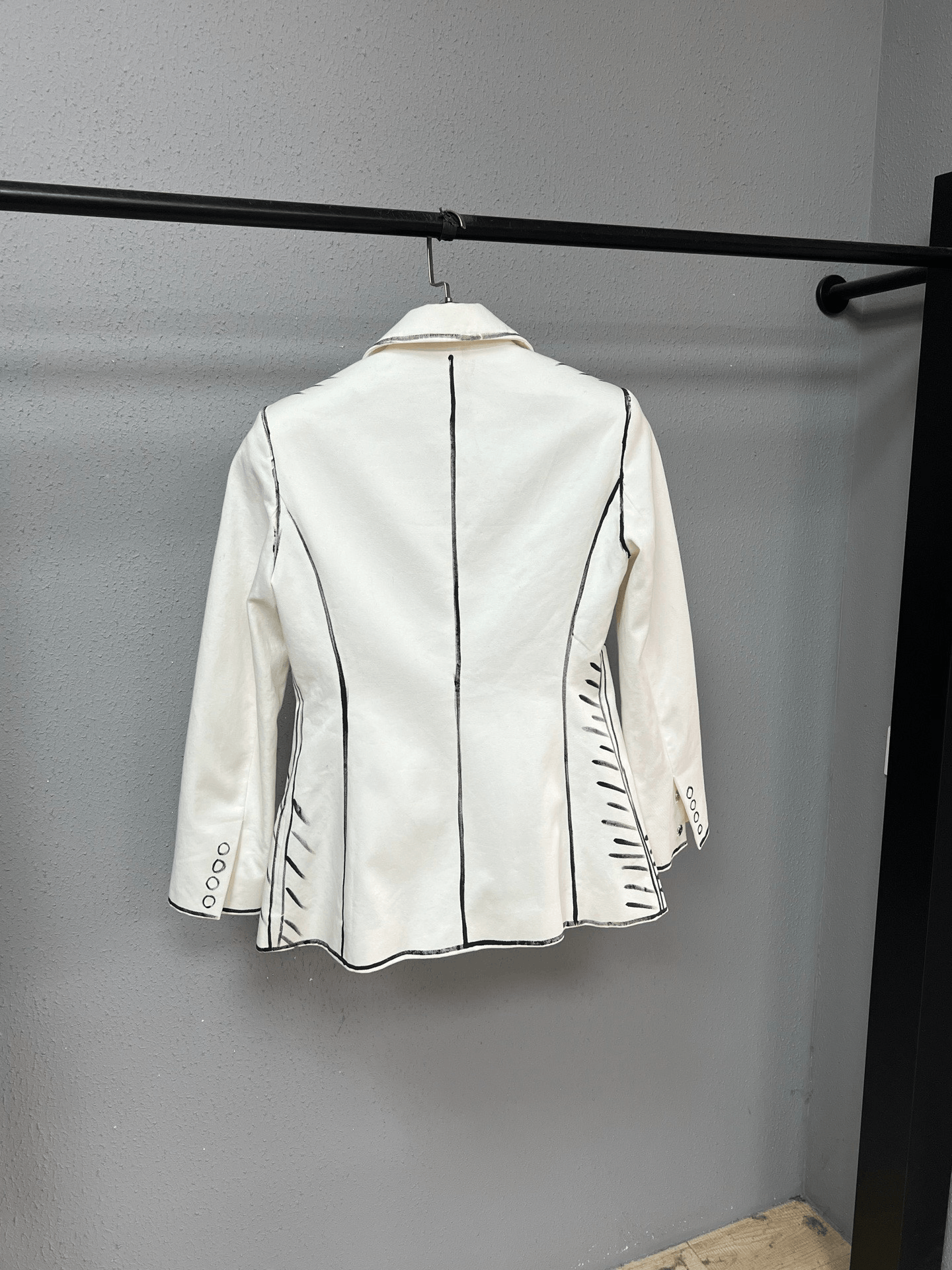 Fendi Fendi Sketch Blazer Size S / US 4 / IT 40 - 2 Thumbnail