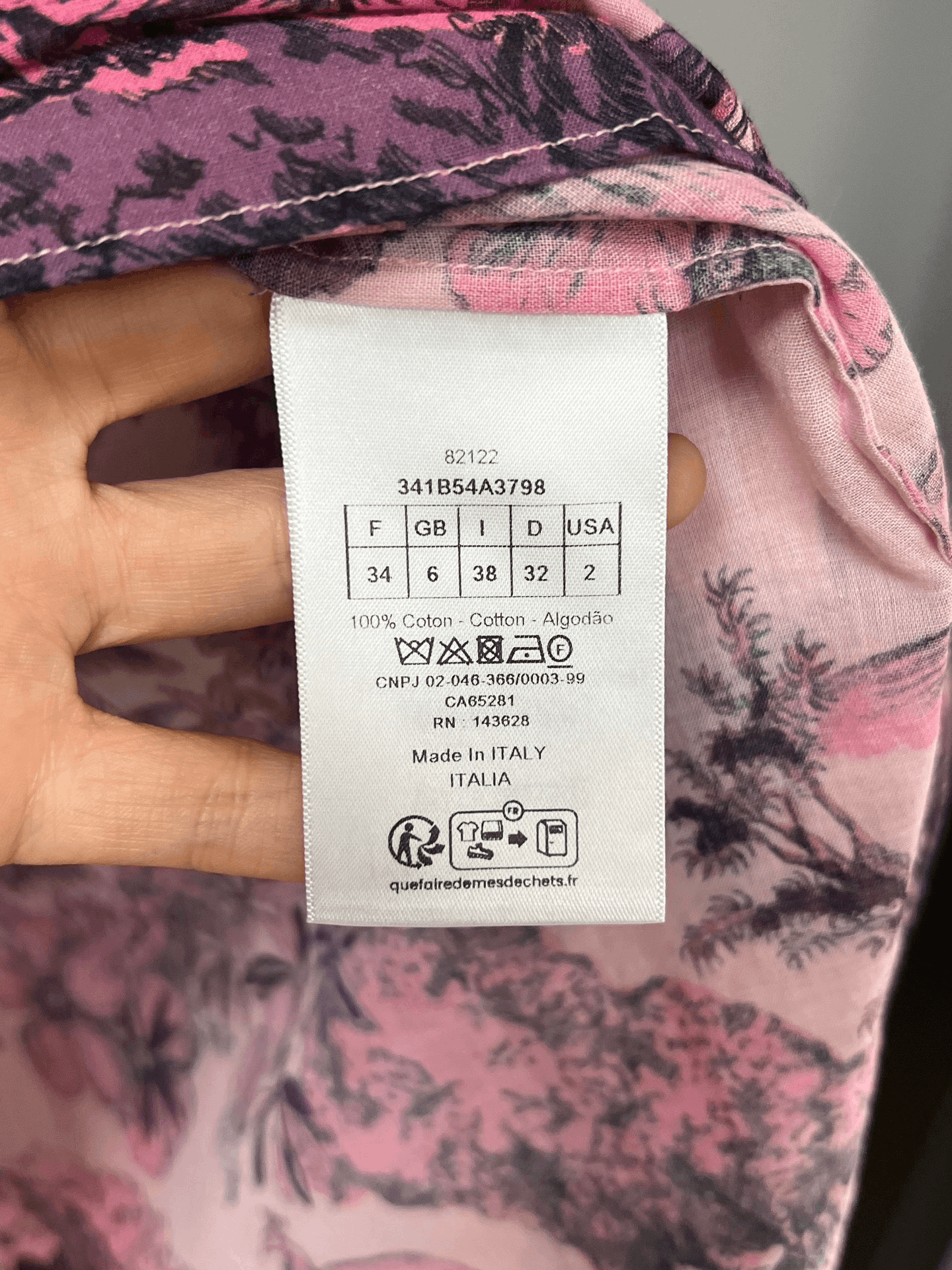 Dior Dior Jungle Floral Shirt Size XXS / US 00 / IT 34 - 4 Thumbnail