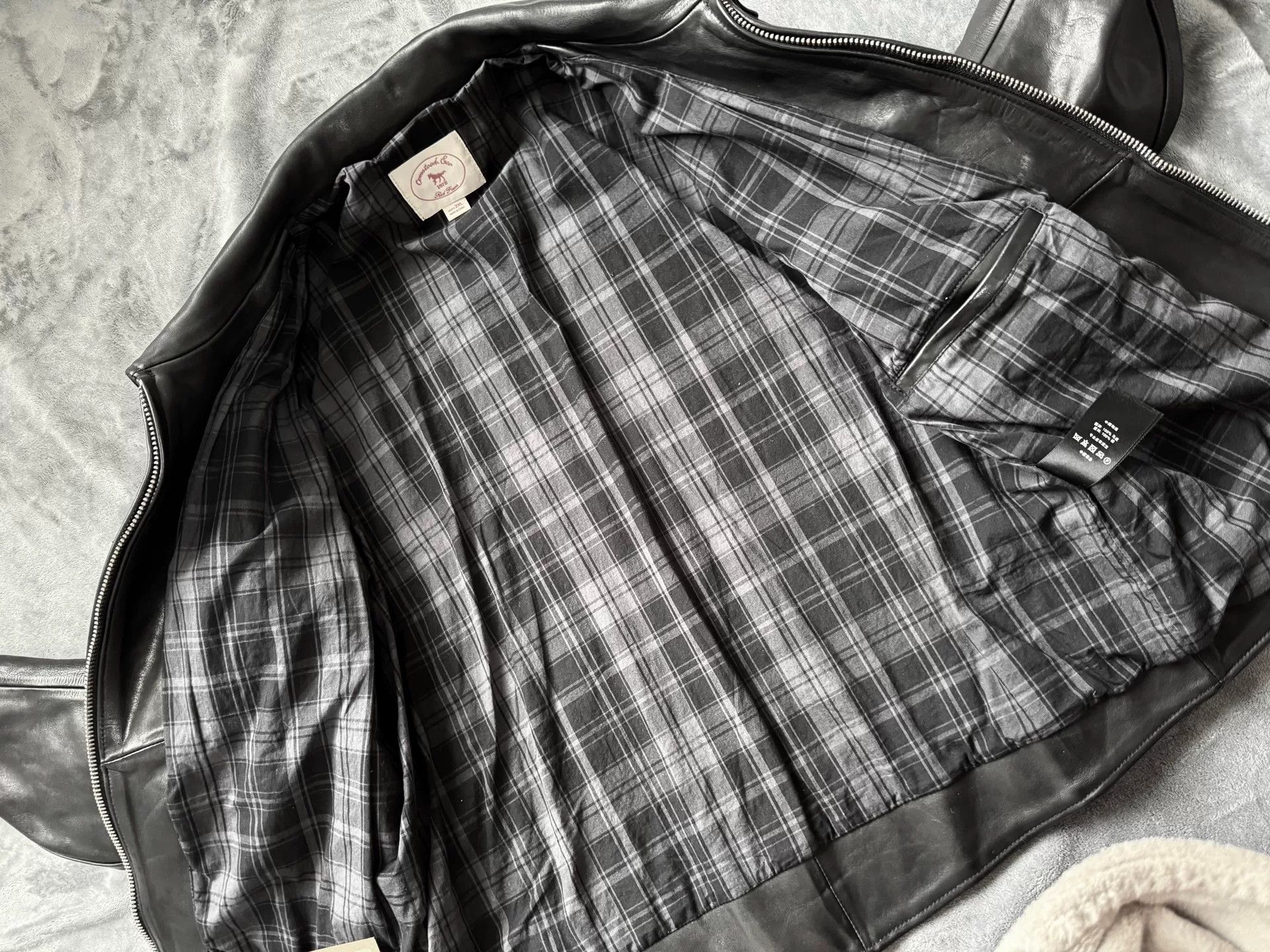 Vintage JS02 Men's Horsehide Leather Jacket Size US XXL / EU 58 / 5 - 3 Thumbnail