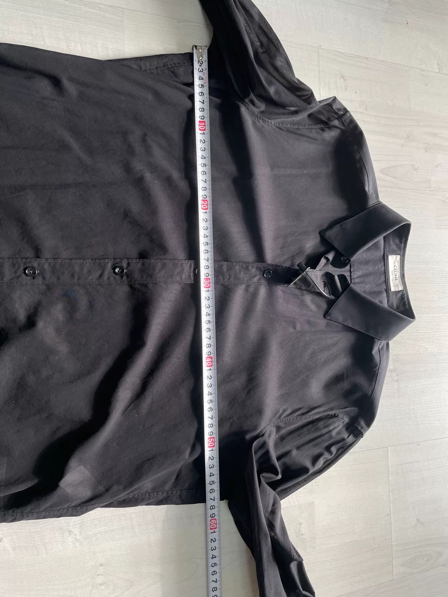 Hedi Slimane CELINE Hedi Slimane Black Shirt 41 Size US M / EU 48-50 / 2 - 3 Thumbnail