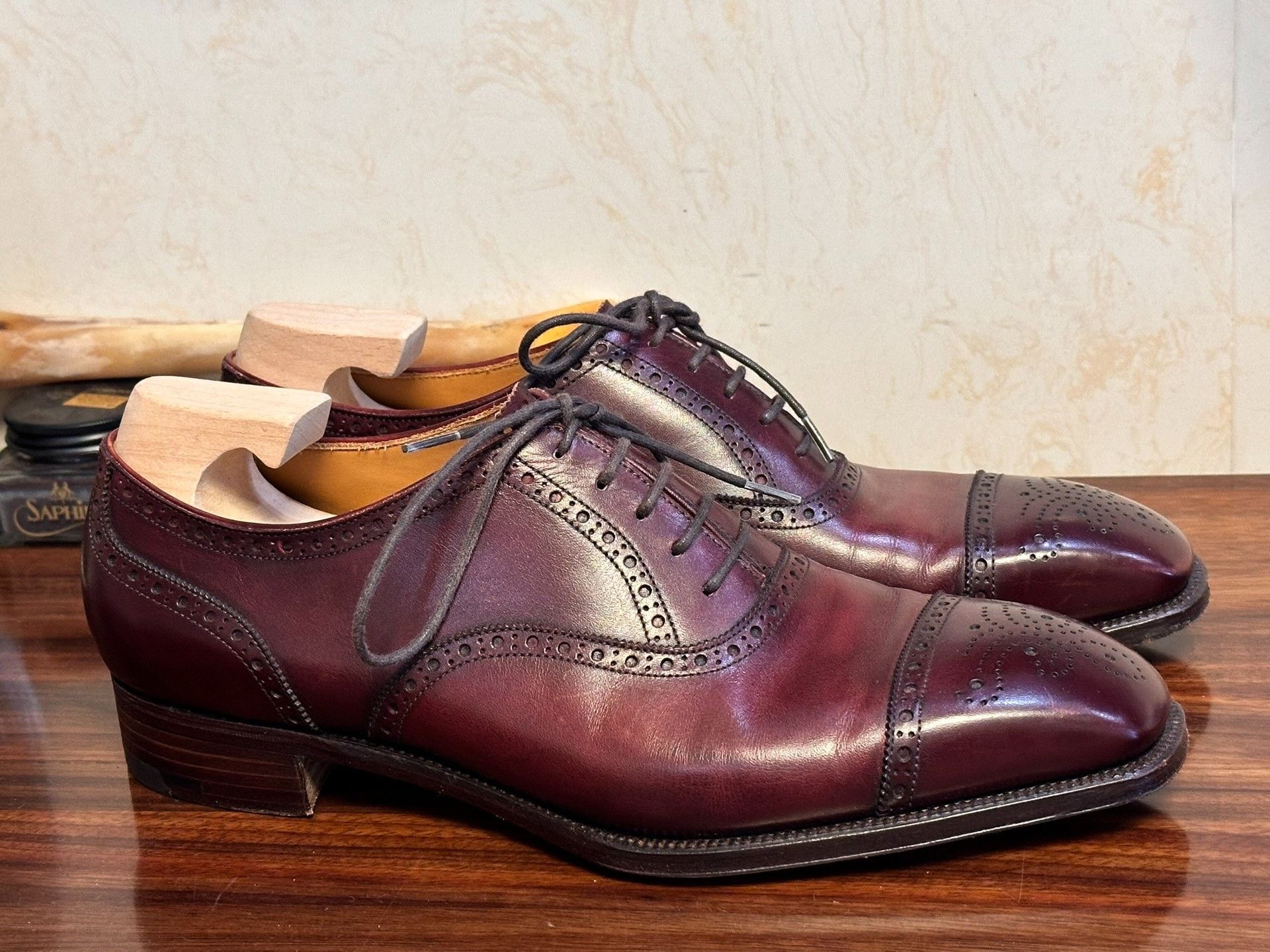 Vintage JIMJUN Oxford Dress Shoes Size US 9.5 / EU 42-43 - 2 Thumbnail