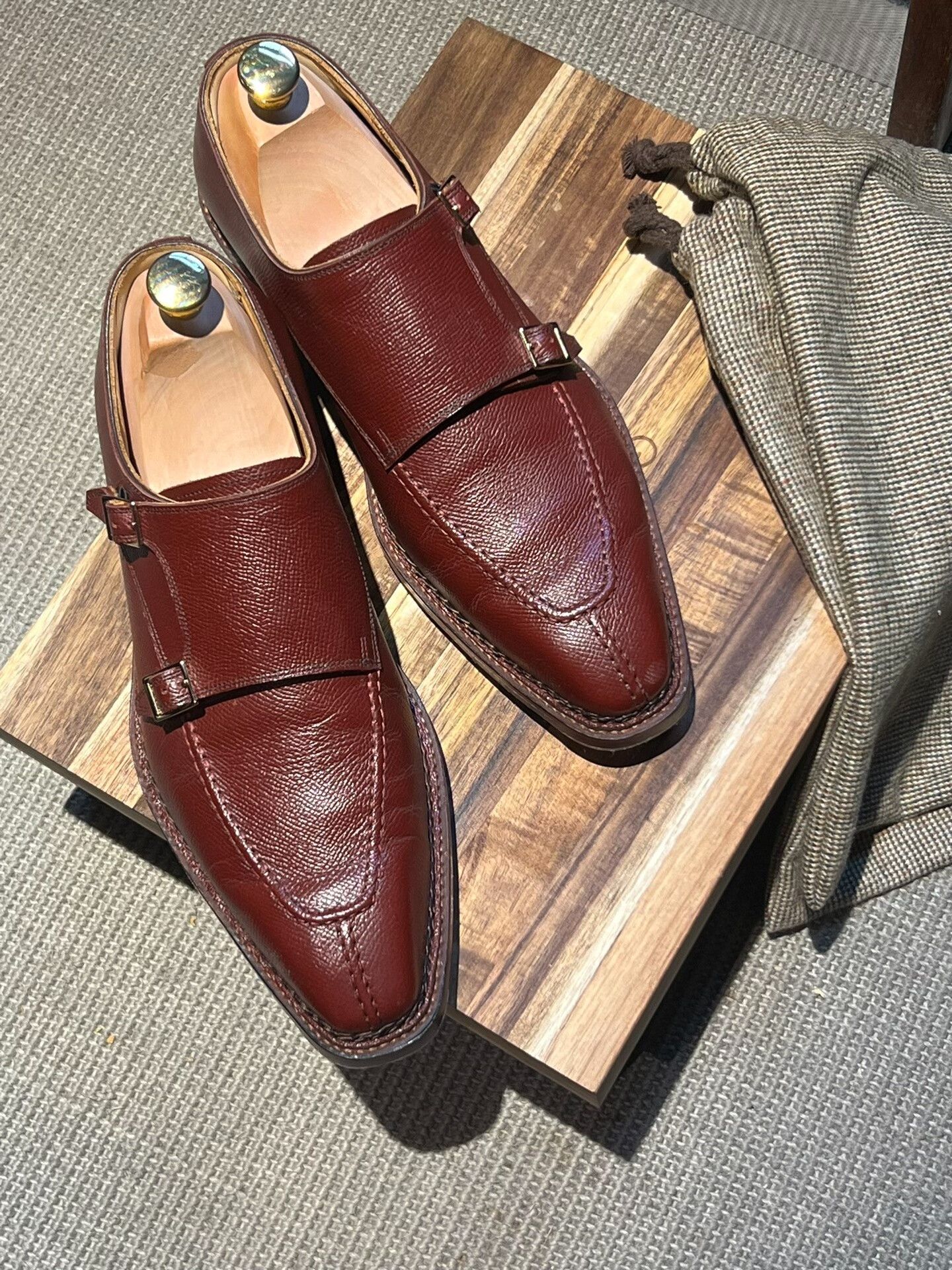 Other Brogue Double Monk Shoes Size US 10 / EU 43 - 3 Thumbnail