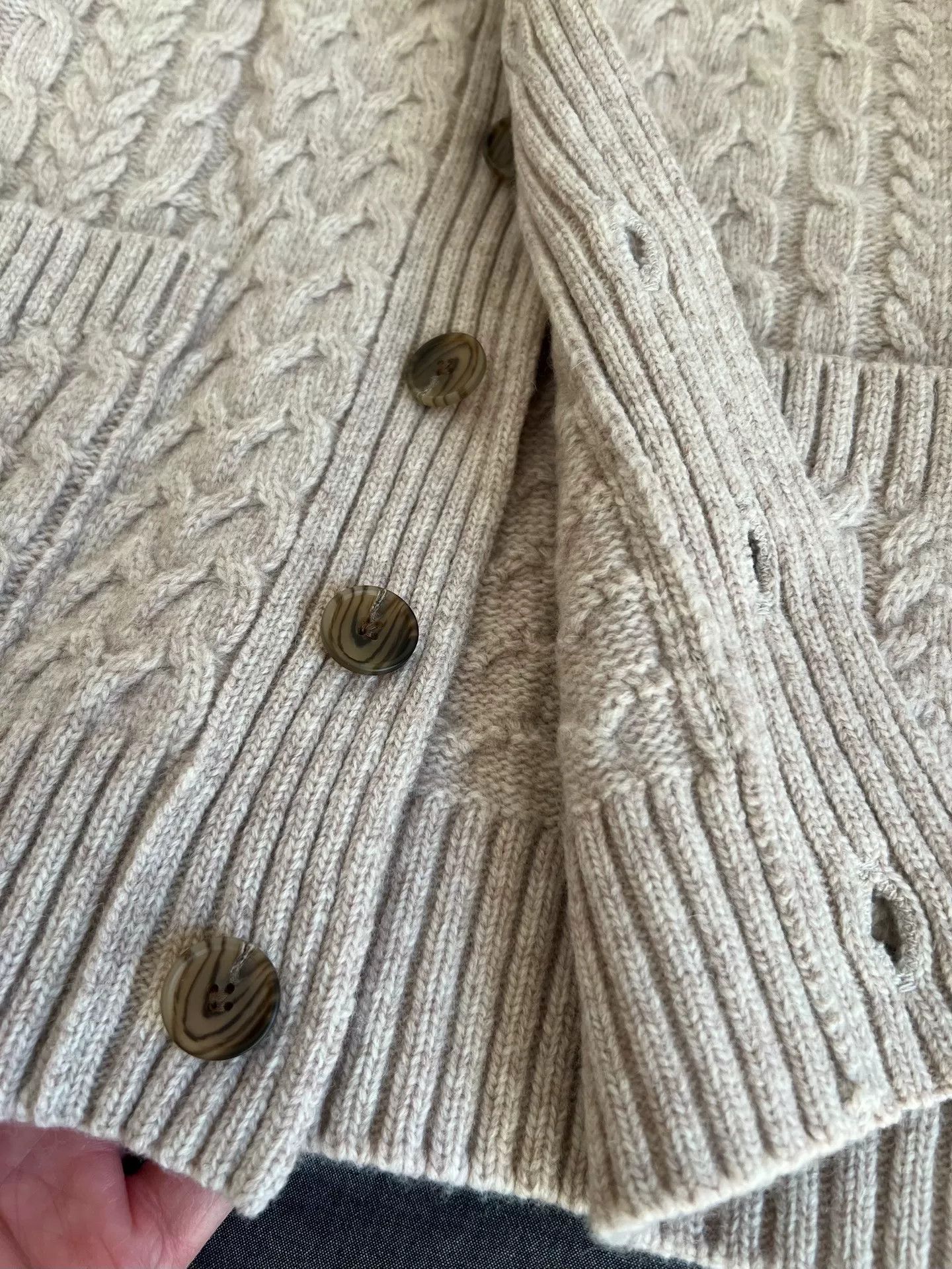 Other B&Tailor Stand Collar Cable Cardigan Size US M / EU 48-50 / 2 - 6 Thumbnail