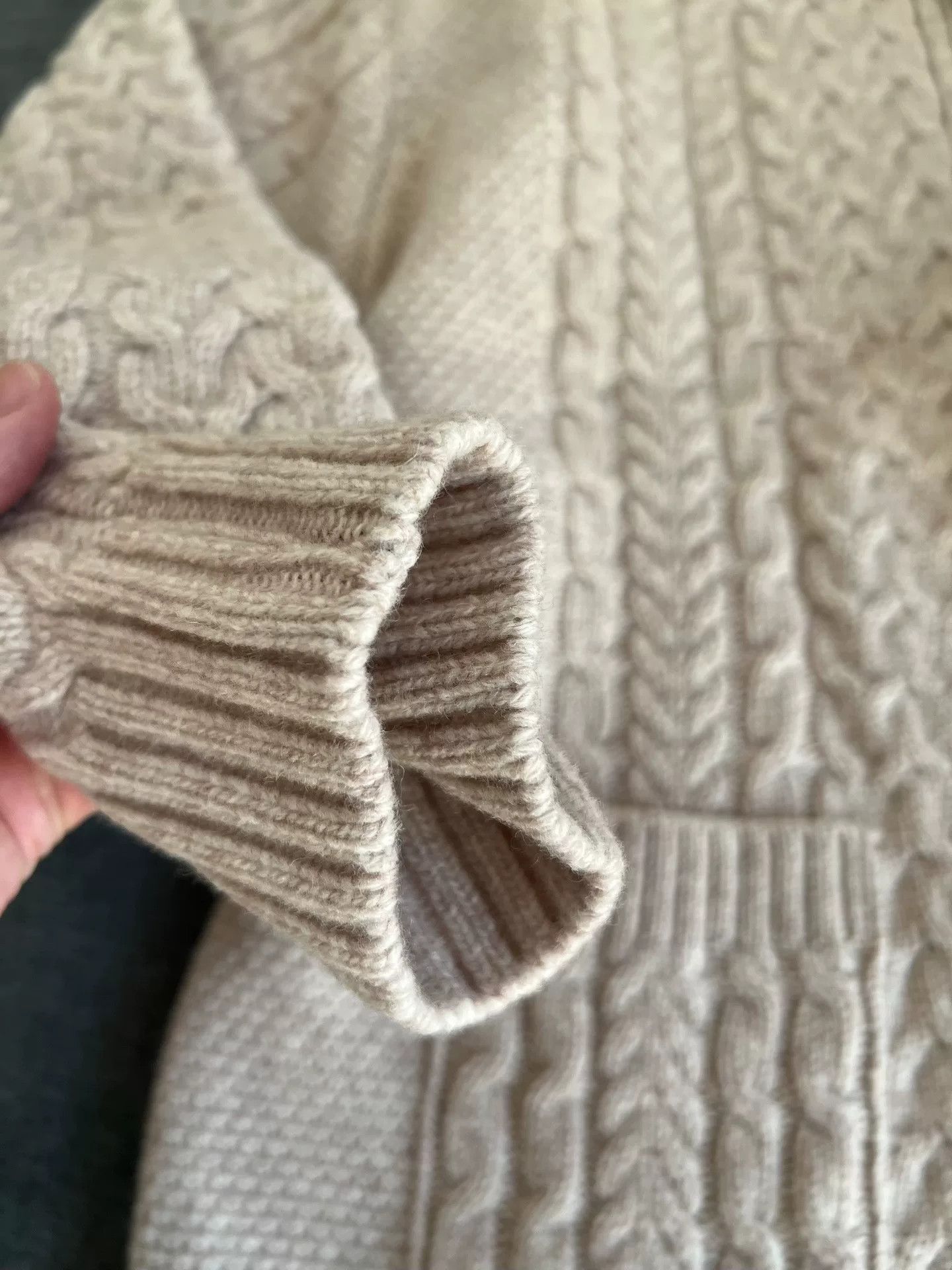Other B&Tailor Stand Collar Cable Cardigan Size US M / EU 48-50 / 2 - 7 Thumbnail