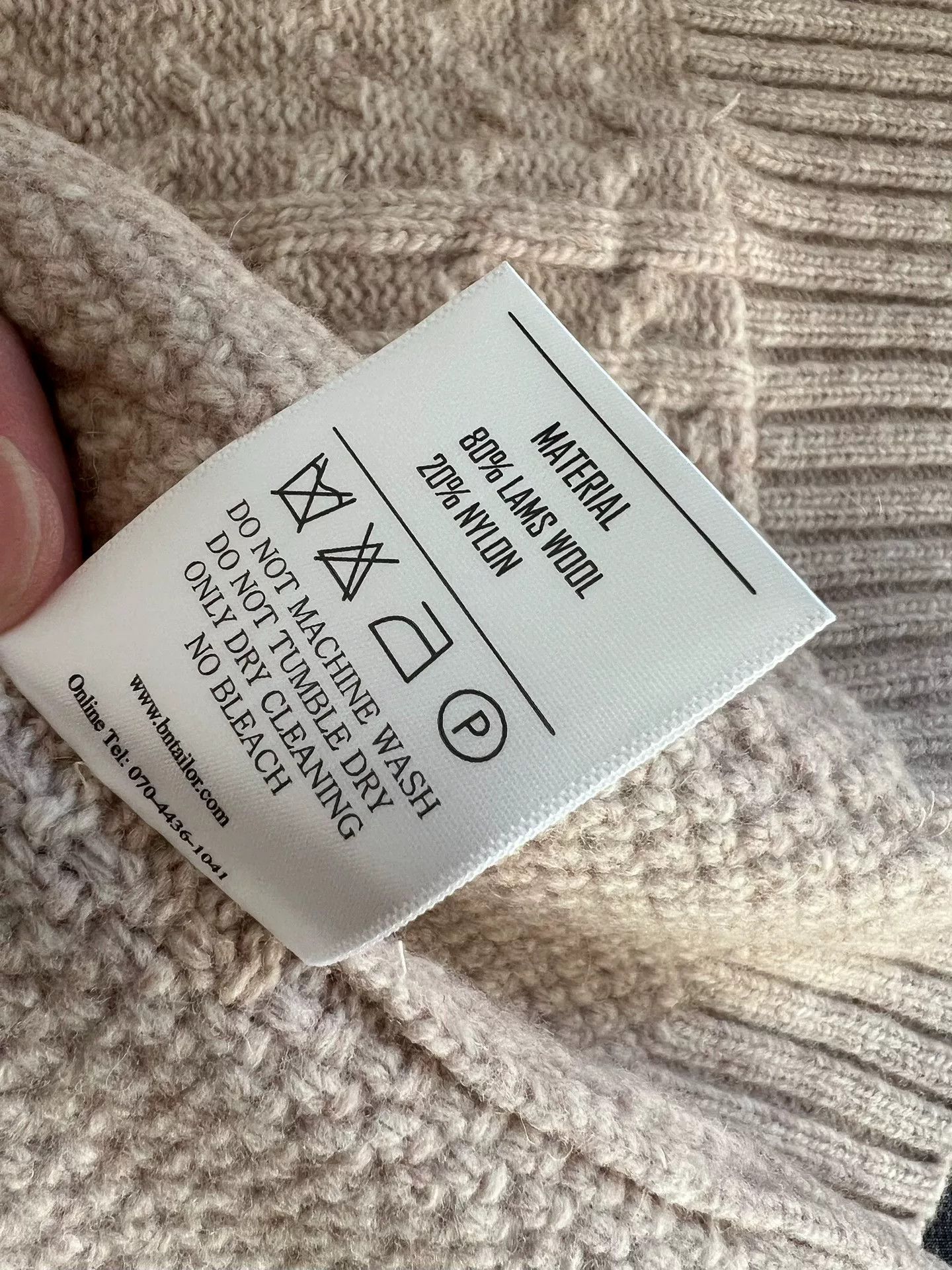Other B&Tailor Stand Collar Cable Cardigan Size US M / EU 48-50 / 2 - 9 Thumbnail