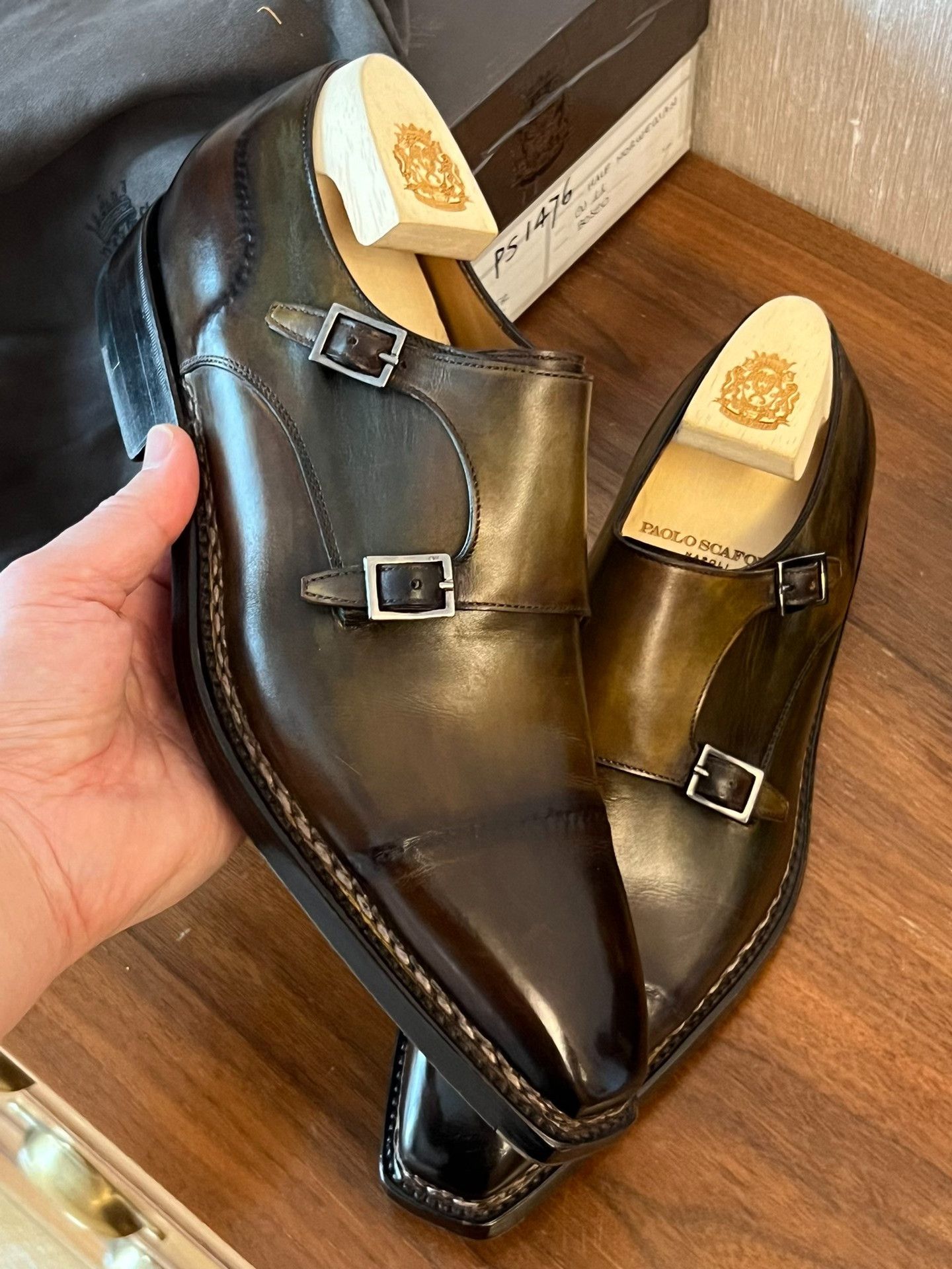 Other Paolo Scafora MTO Monk Shoes Size US 9 / EU 42 - 3 Thumbnail