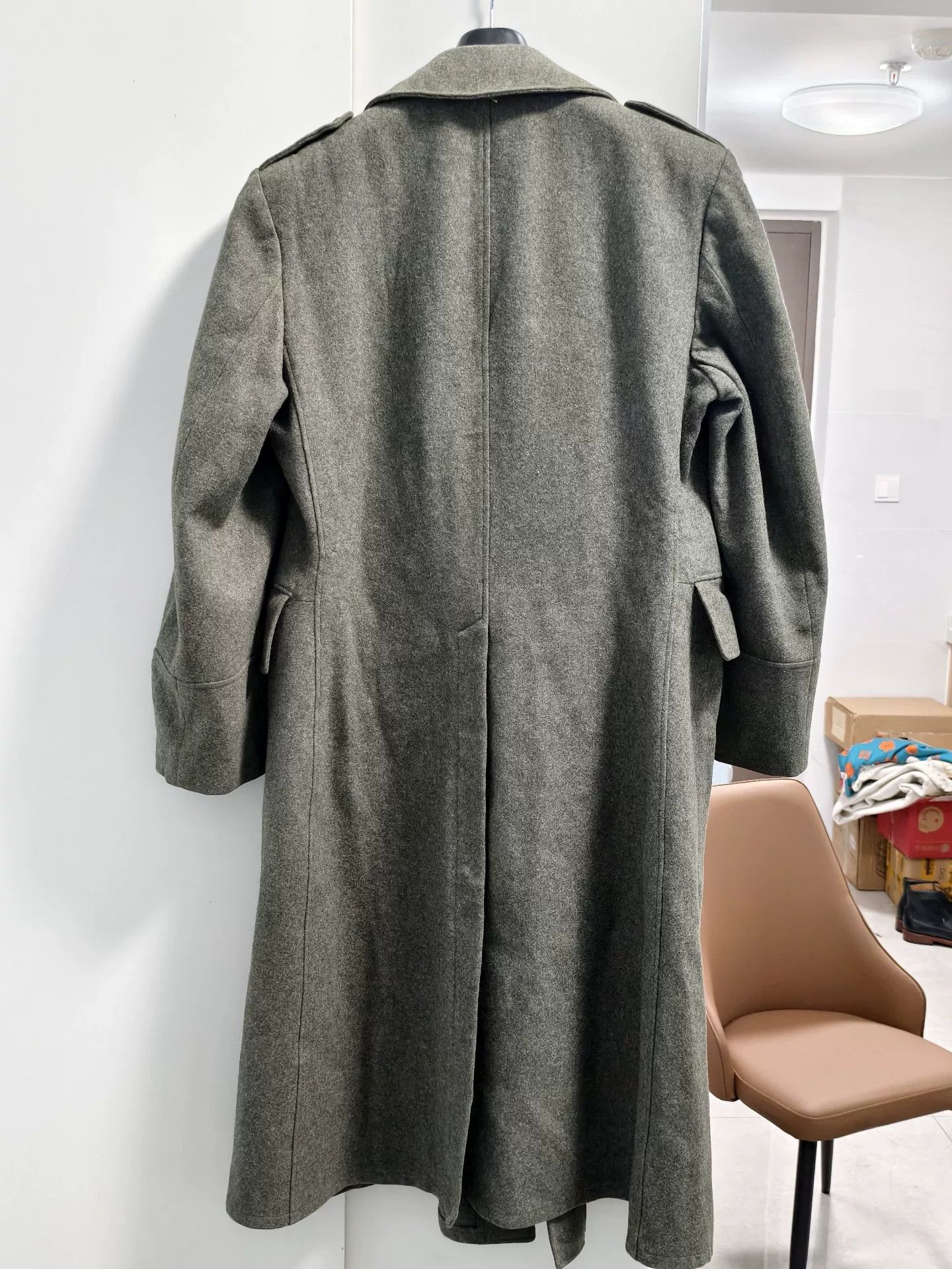 Other 1955 Swedish Military Wool Coat Olive Size US M / EU 48-50 / 2 - 5 Thumbnail