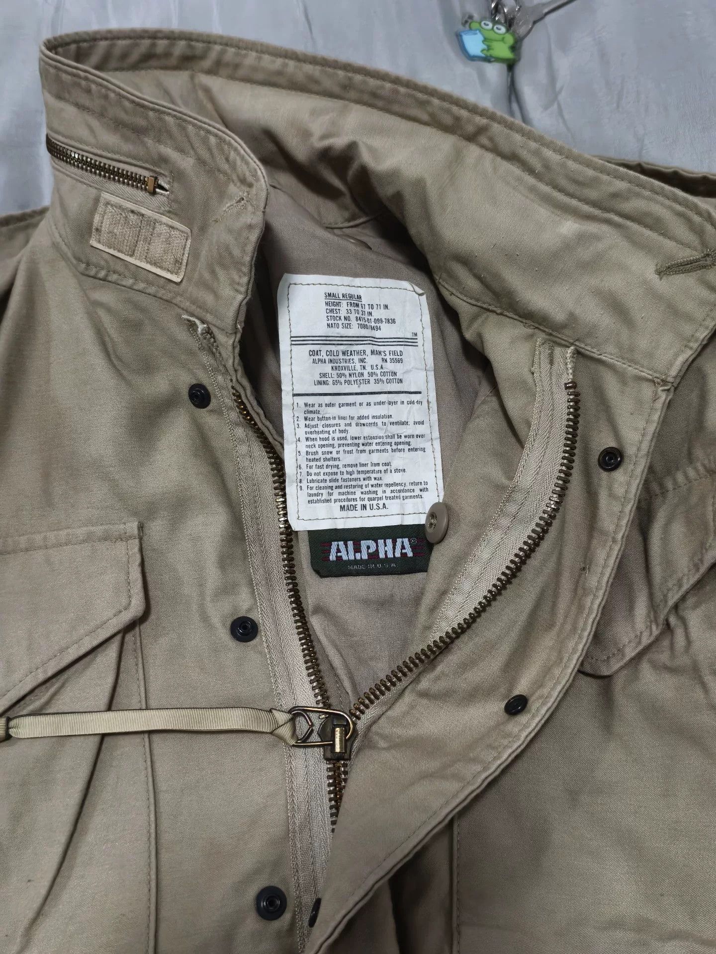 Alpha Industries Alpha Industries M65 Khaki Jacket Size US M / EU 48-50 / 2 - 5 Thumbnail