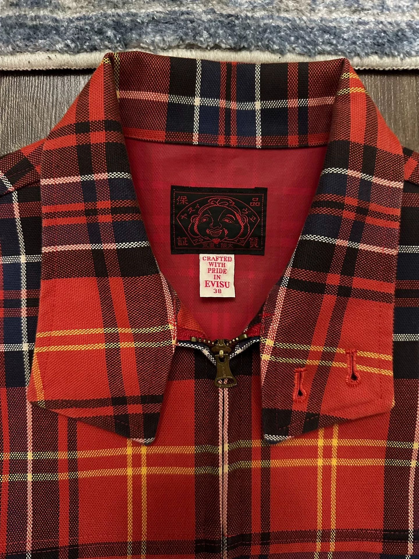 Evisu EVISU Red Striped Jacket Size 38 Size US M / EU 48-50 / 2 - 2 Thumbnail