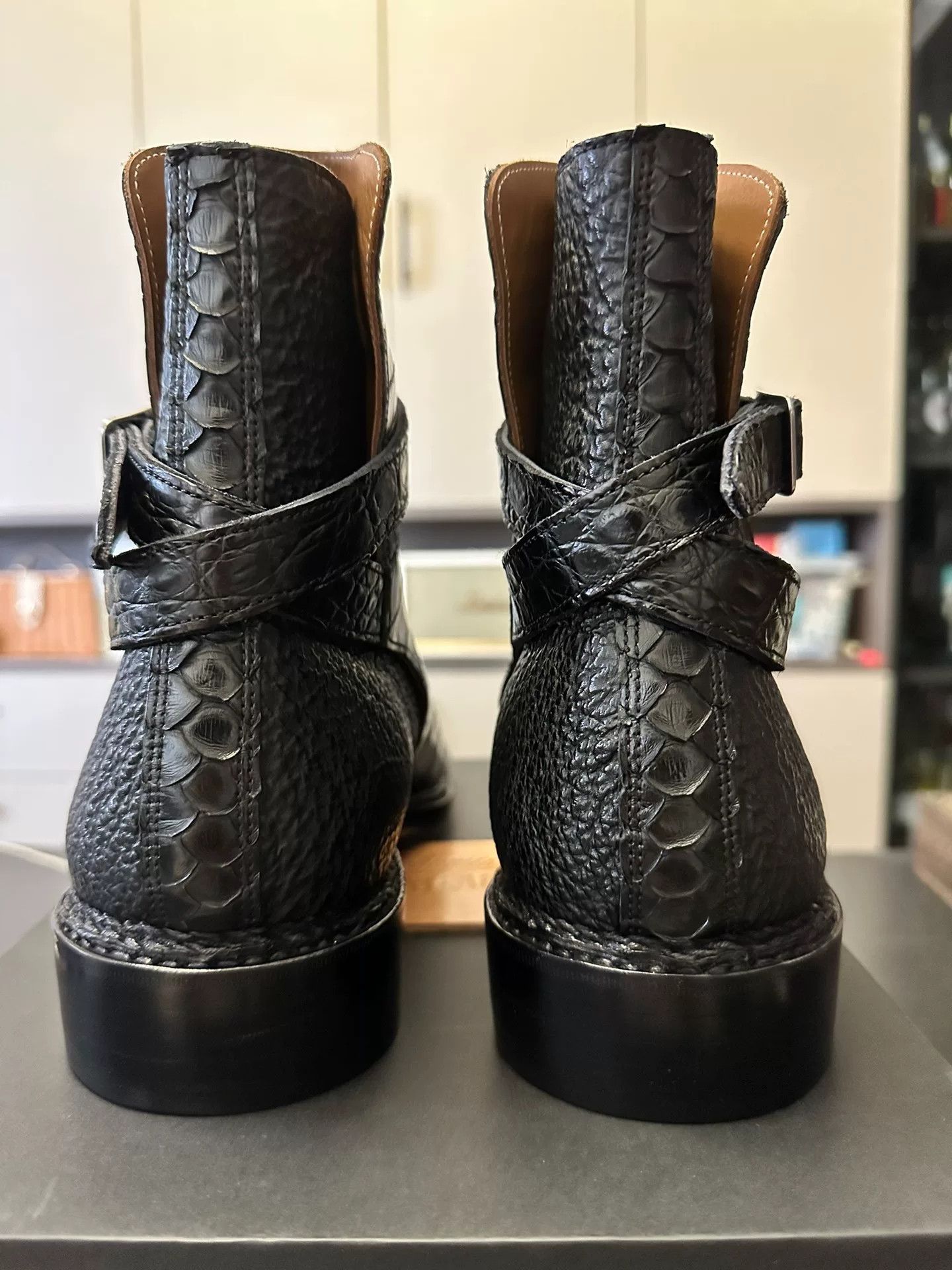 Other Johnny M Last Exotic Leather Boots Size US 7.5 / EU 40-41 - 5 Thumbnail