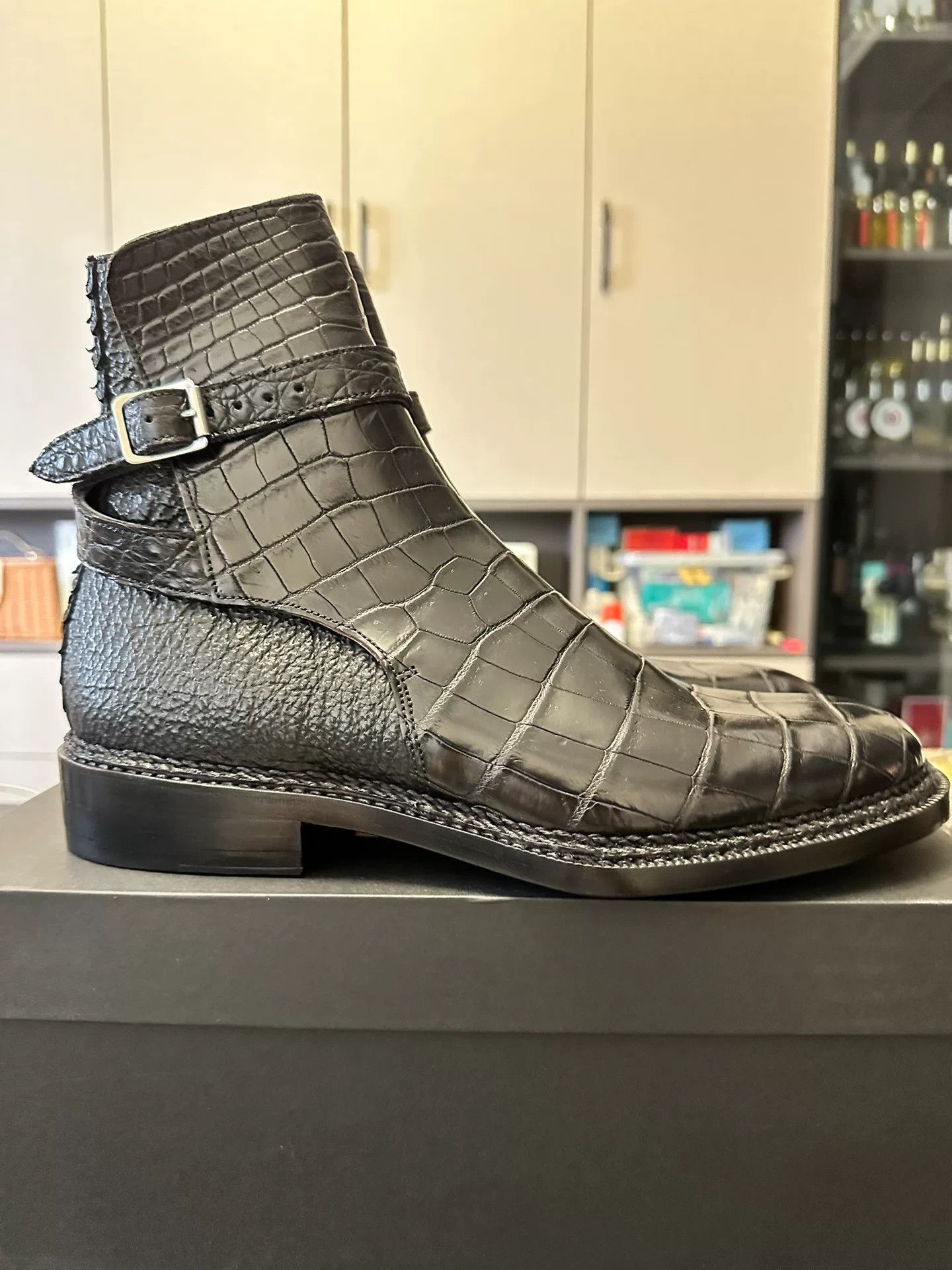 Other Johnny M Last Exotic Leather Boots Size US 7.5 / EU 40-41 - 2 Thumbnail