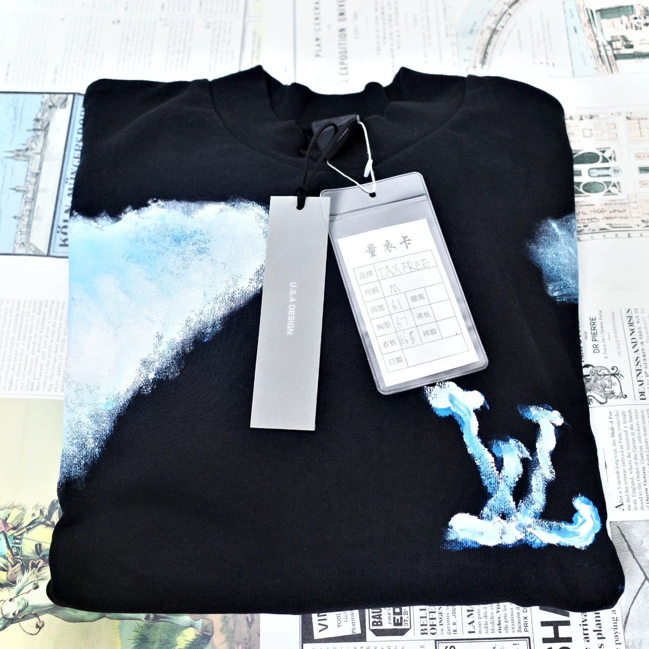 Other Splatter Graffiti Cloud Hoodie Size US M / EU 48-50 / 2 - 7 Thumbnail