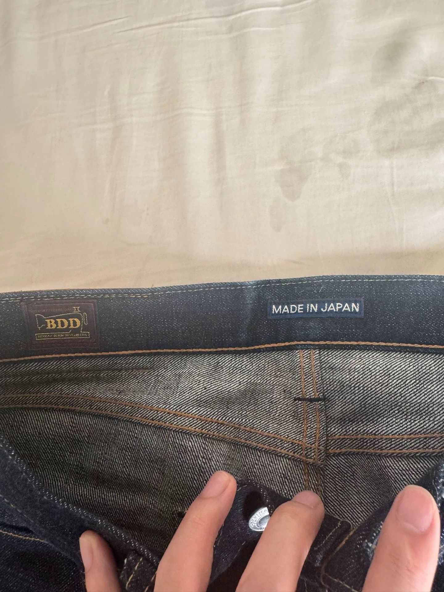 Other Raw Heavyweight Selvedge Slim Tapered Jeans Size US 30 / EU 46 - 4 Thumbnail