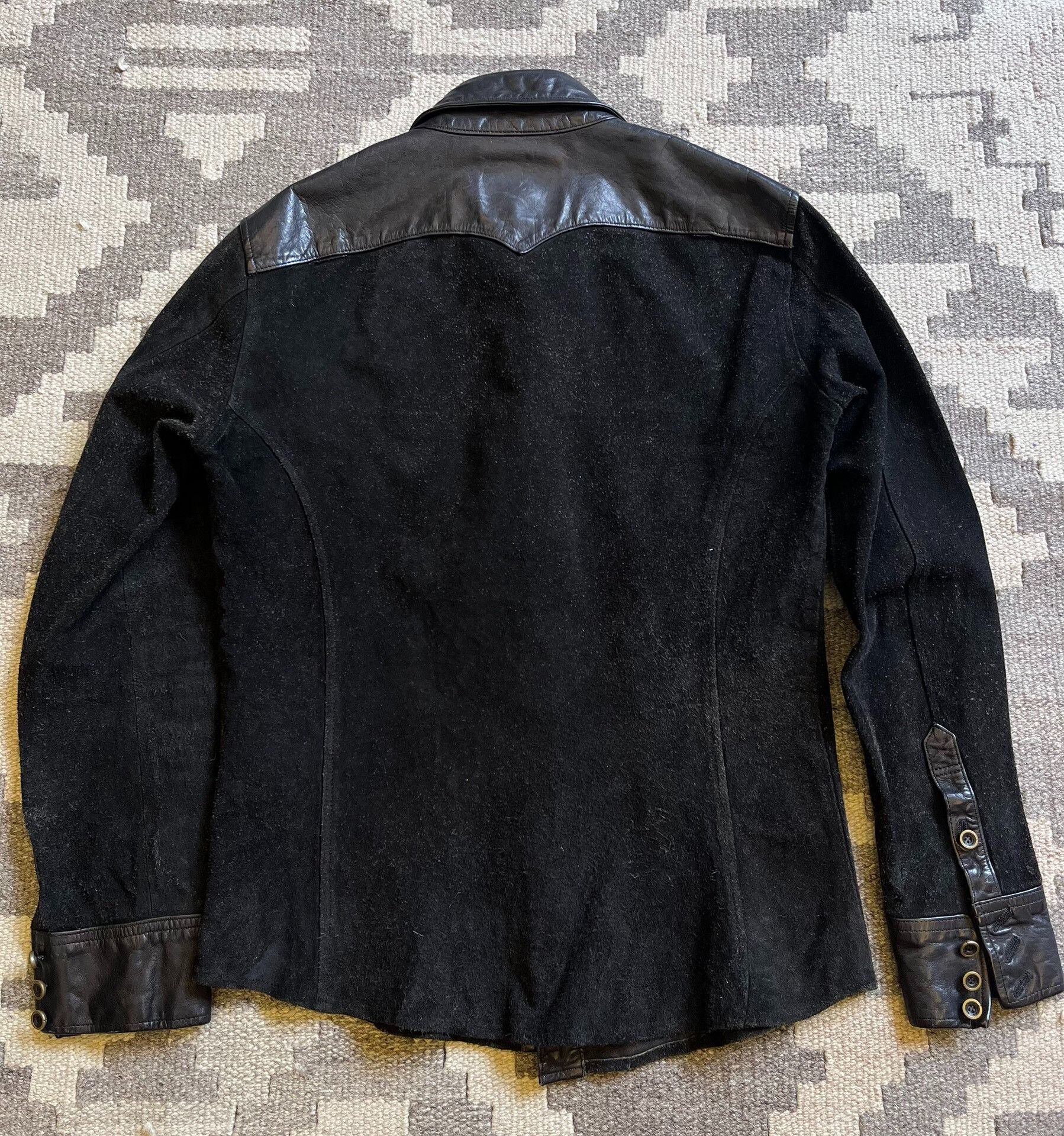 Other Backlash Western Leather Shirt Size US S / EU 44-46 / 1 - 7 Thumbnail