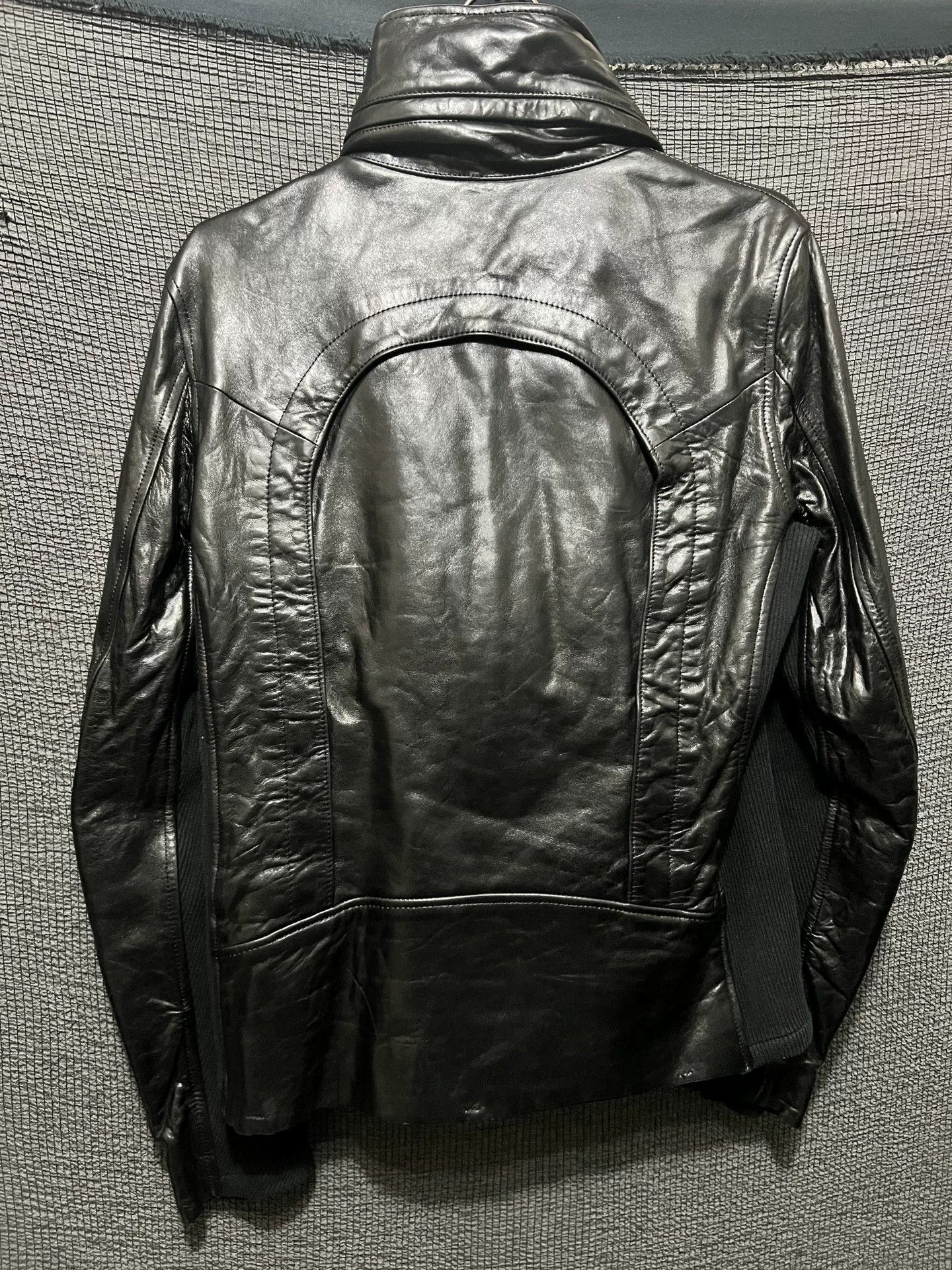 Other Kyoji Maruyama Dark Avant-Garde Leather Jacket Size US S / EU 44-46 / 1 - 2 Thumbnail