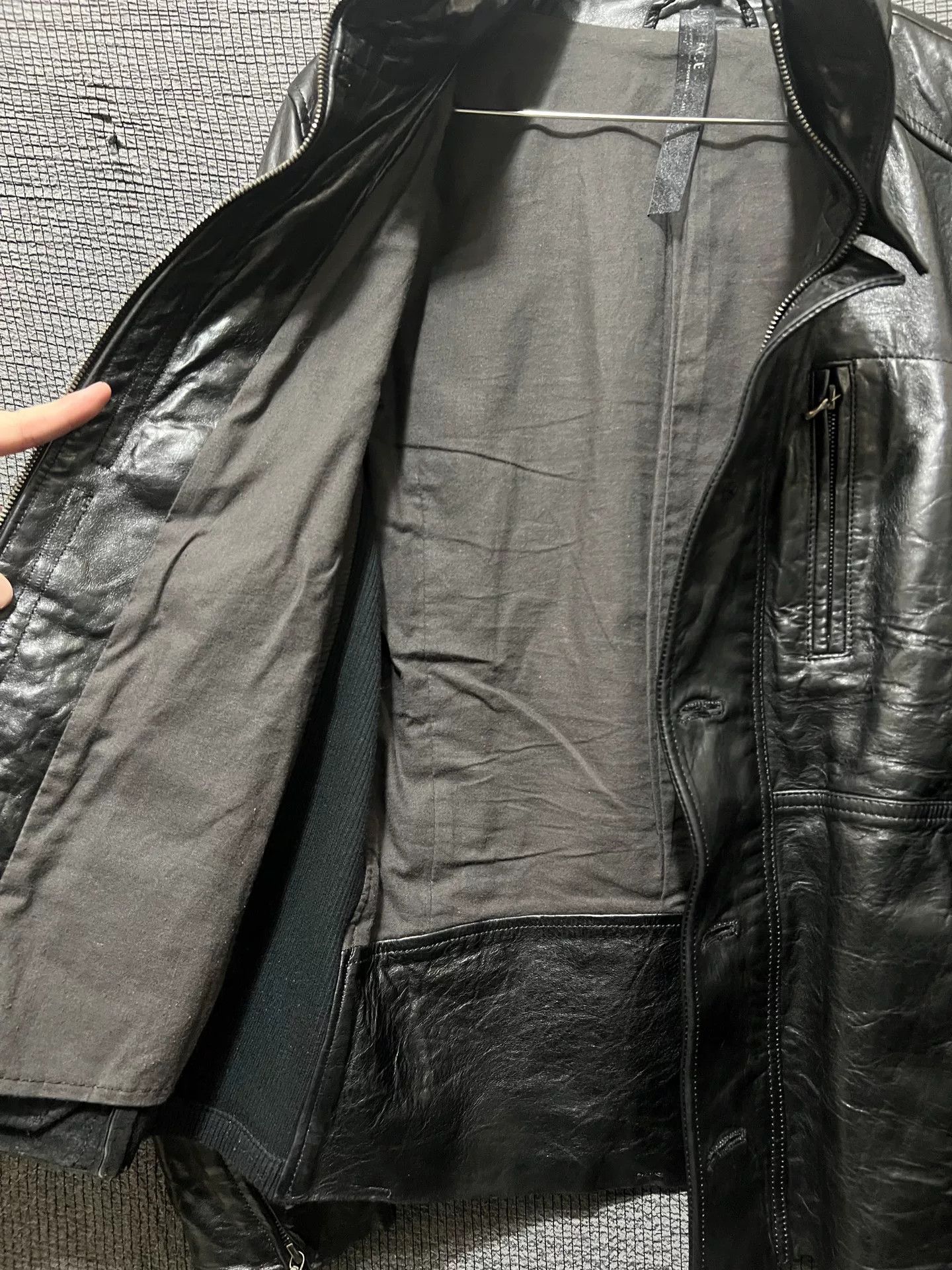Other Kyoji Maruyama Dark Avant-Garde Leather Jacket Size US S / EU 44-46 / 1 - 6 Thumbnail