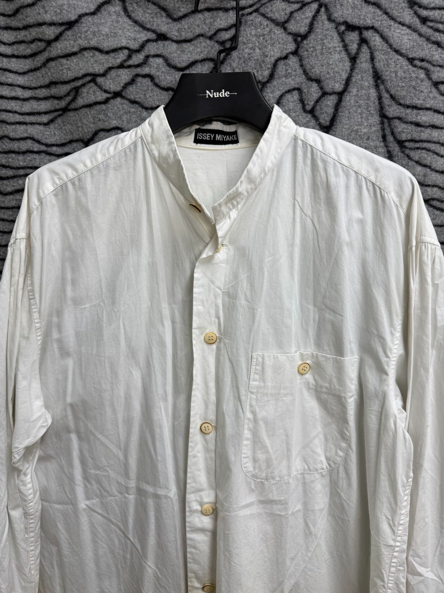 Issey Miyake Issey Miyake Loose Burned Button Shirt Size US M / EU 48-50 / 2 - 2 Thumbnail