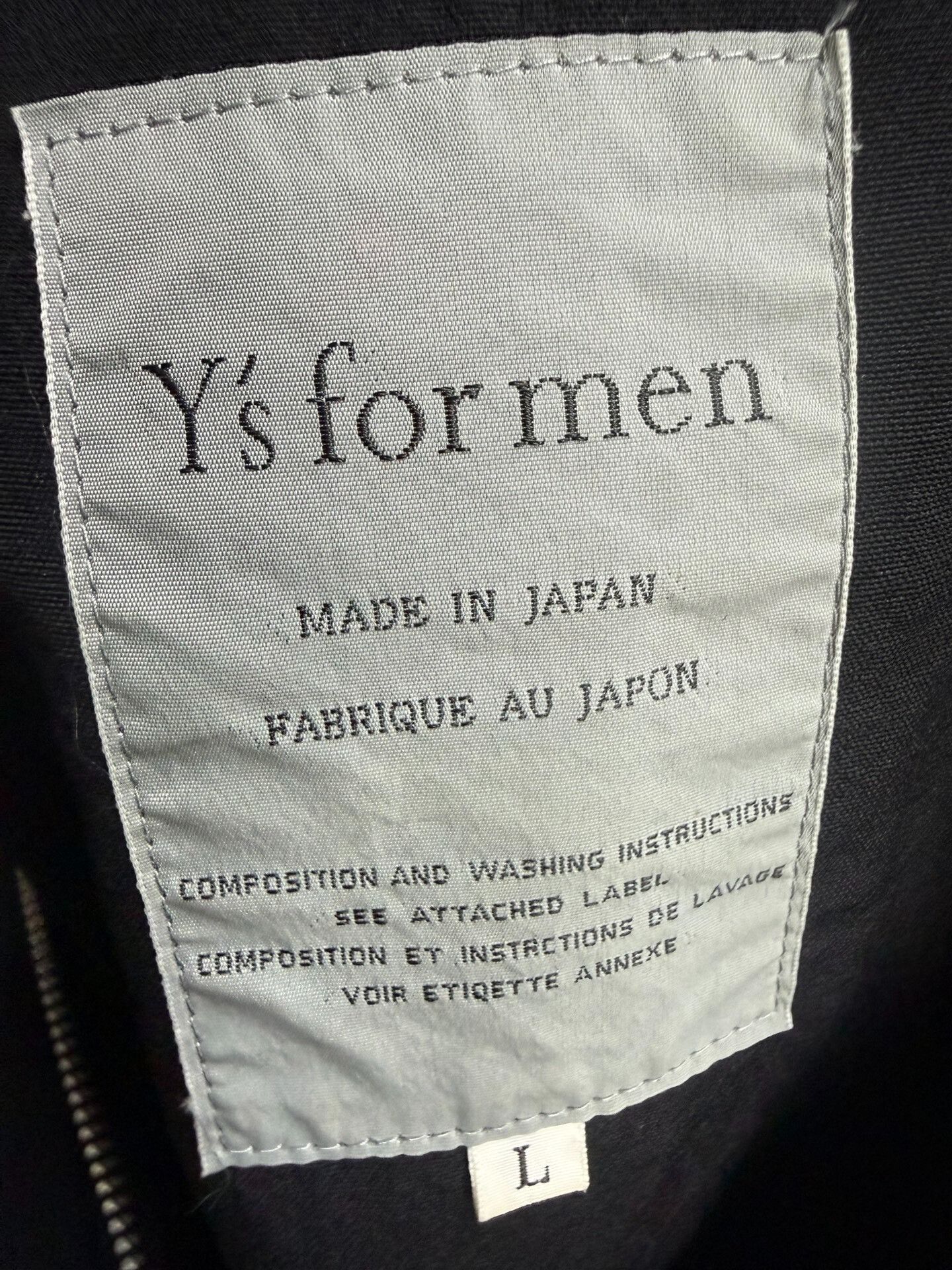 Yohji Yamamoto Yohji Yamamoto Y's for Men Wool Jacket Size US M / EU 48-50 / 2 - 7 Thumbnail
