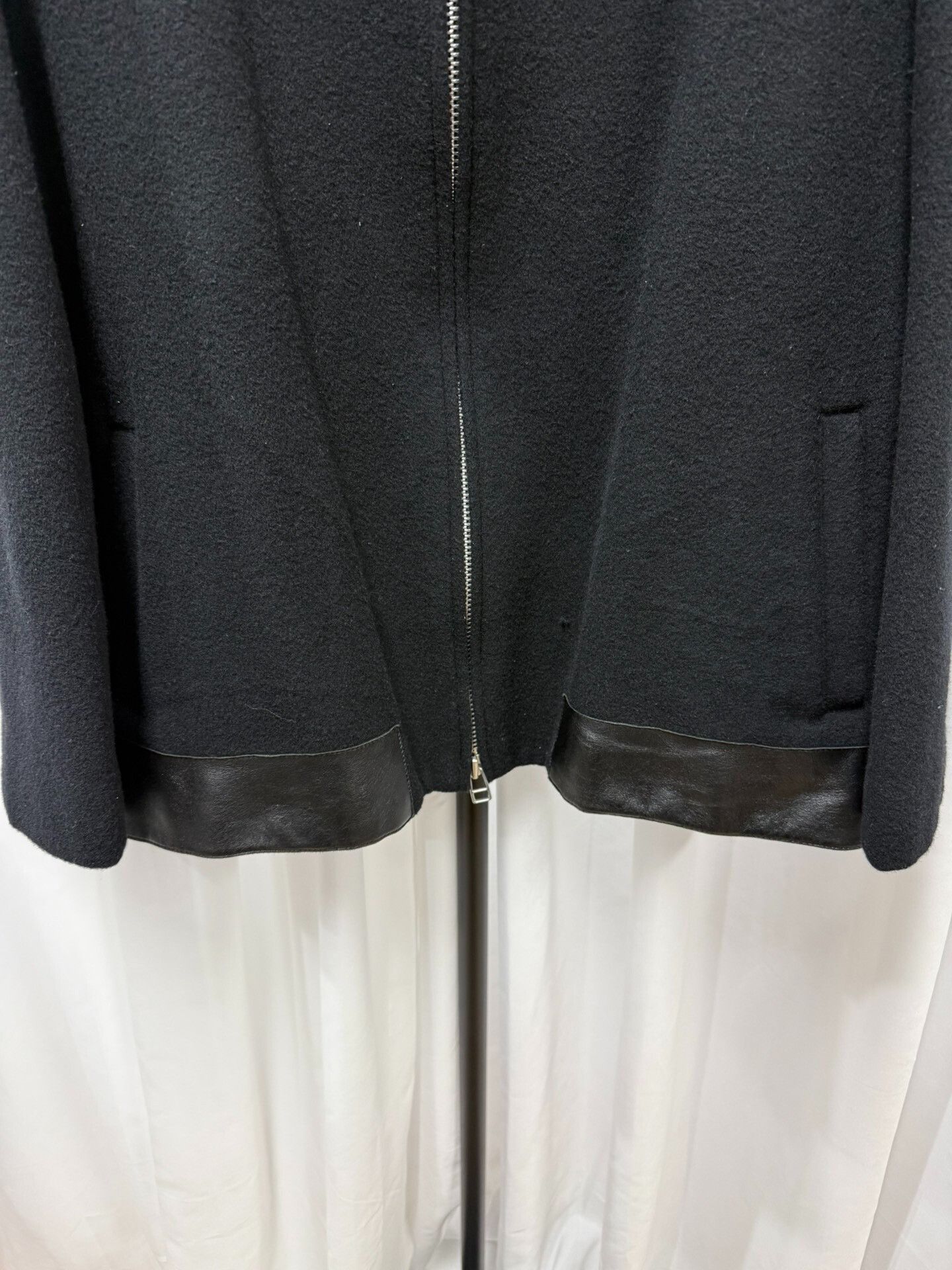Yohji Yamamoto Yohji Yamamoto Syte Leather Patch Wool Jacket Size US M / EU 48-50 / 2 - 4 Thumbnail