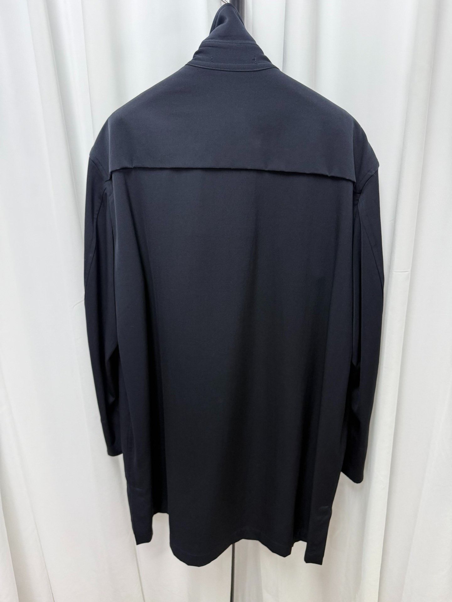 Yohji Yamamoto Yohji Yamamoto Y's Men's Wool Navy Coat Size US M / EU 48-50 / 2 - 6 Thumbnail