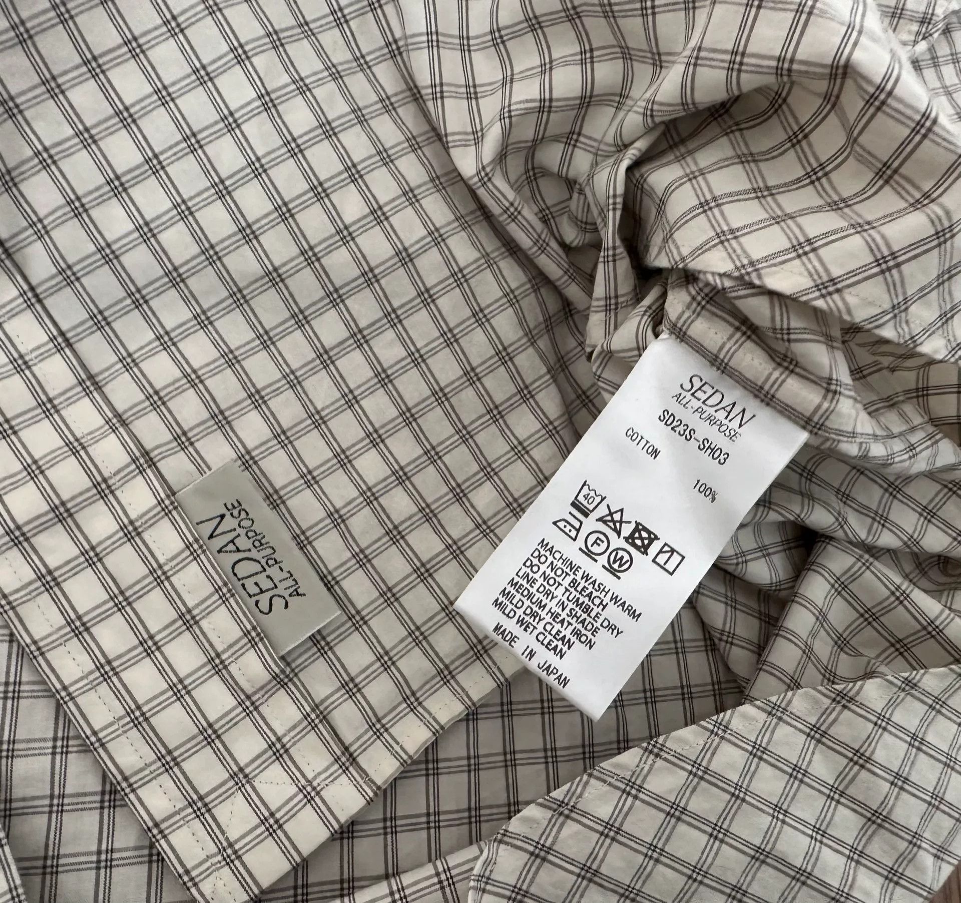 Other SEDAN All Purpose Check Big BD Shirt Size US L / EU 52-54 / 3 - 3 Thumbnail