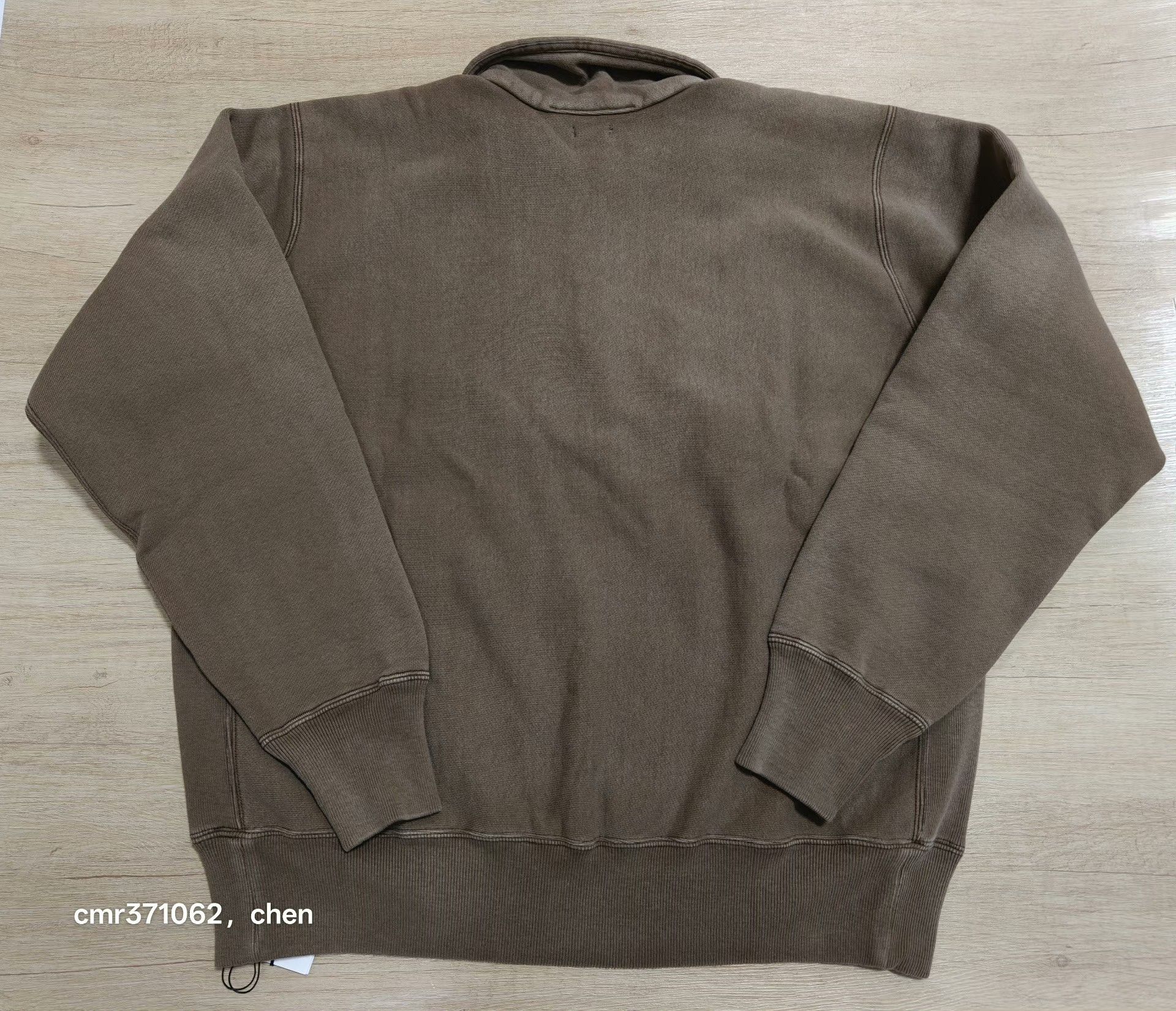 A.PRESSE A.PRESSE 26SS Vintage Distressed Half-Zip Sweatshirt Size US M / EU 48-50 / 2 - 6 Thumbnail