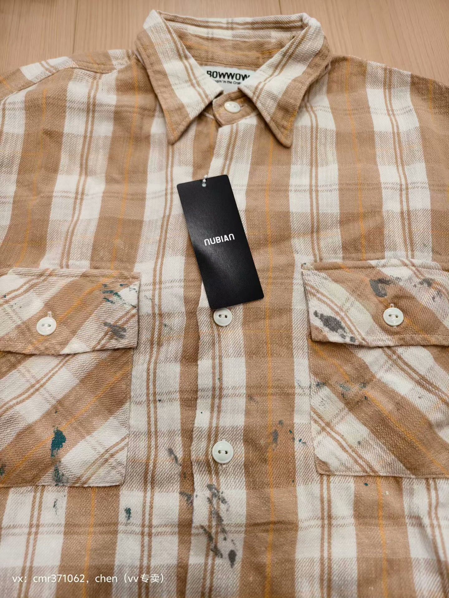 Bow3ry BOW WOW PAINTED PAINTER FLANNEL SHIRT Size US M / EU 48-50 / 2 - 4 Thumbnail